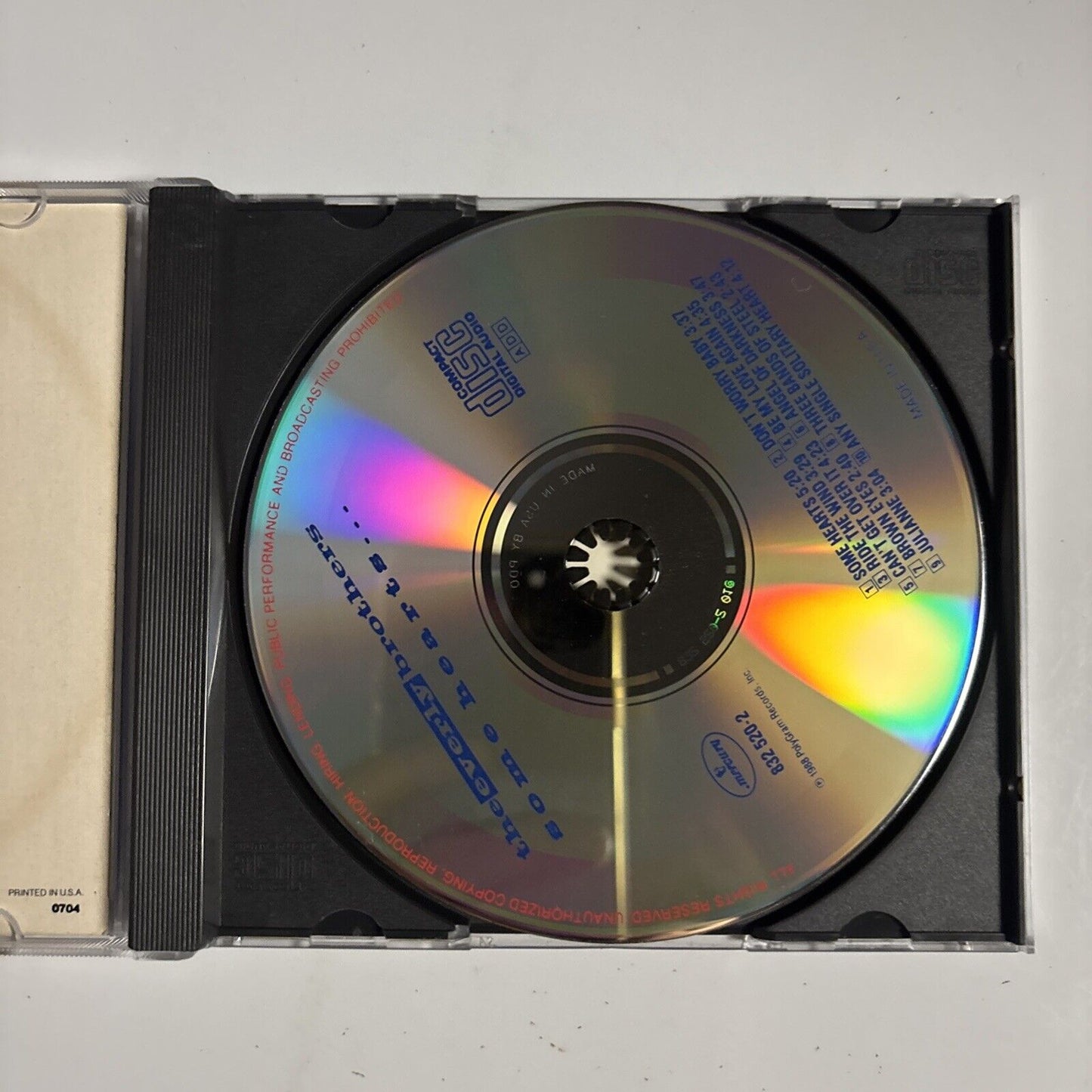 The Everly Brothers – Some Hearts... (CD, 1988) 832 520-2