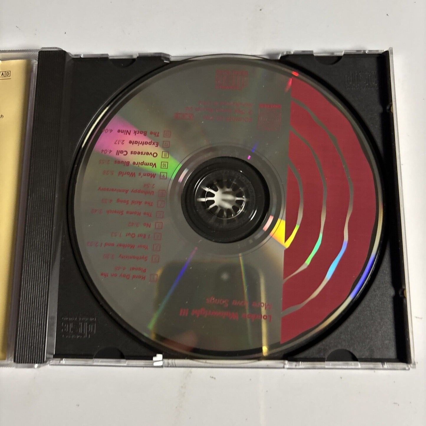 Loudon Wainwright III – More Love Songs (CD, 1987) ROUNDER CD 3106