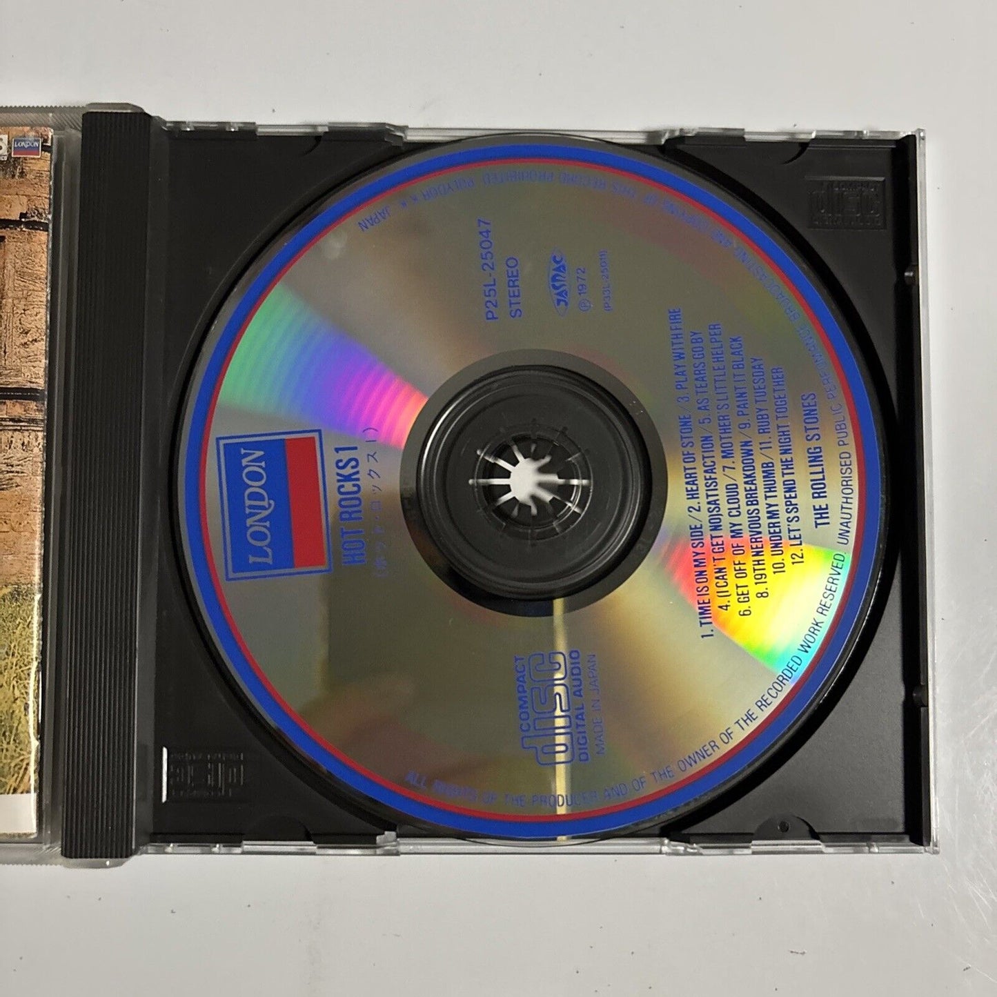 The Rolling Stones – Hot Rocks 1 (CD, 1989) p25l-25047 Japan