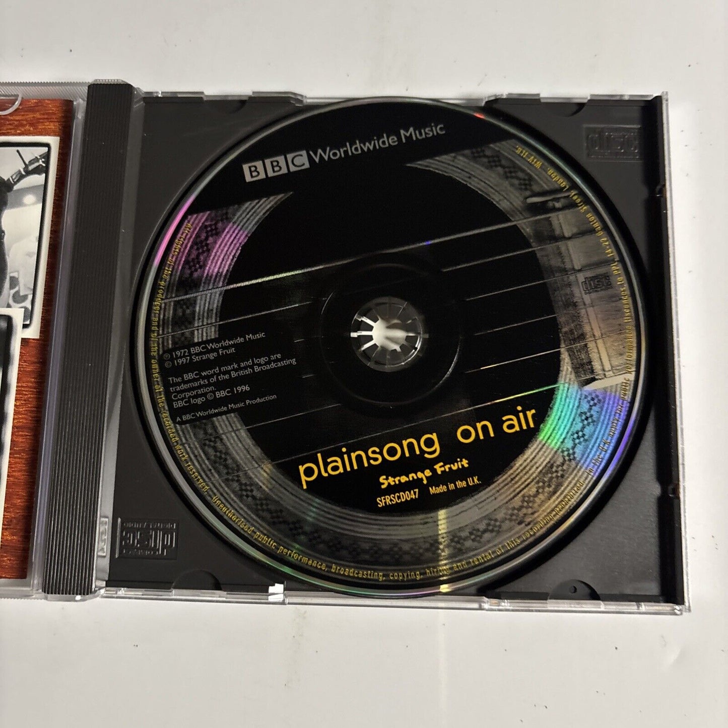 Plainsong – On Air (CD, 1997) SFRSCD047