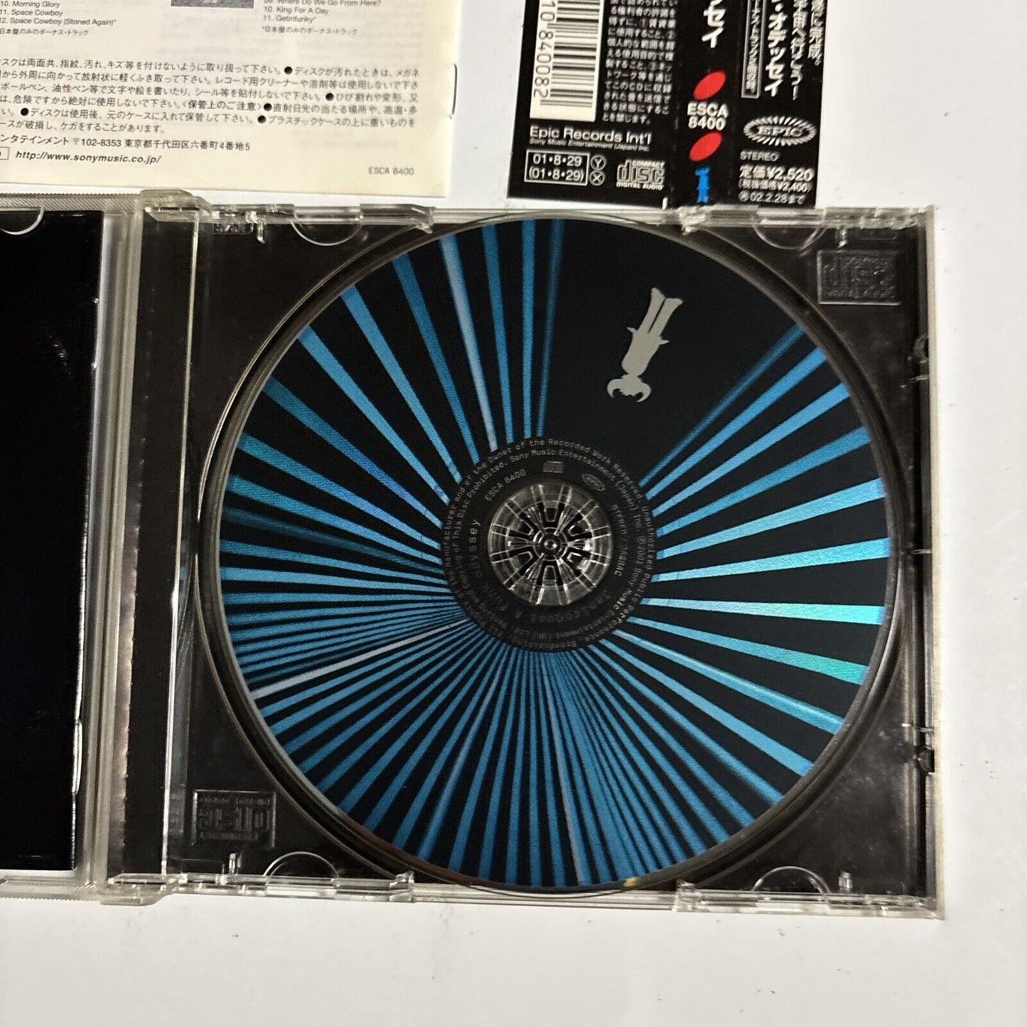 Jamiroquai – A Funk Odyssey (CD, 2001) esca-8400 Japan obi