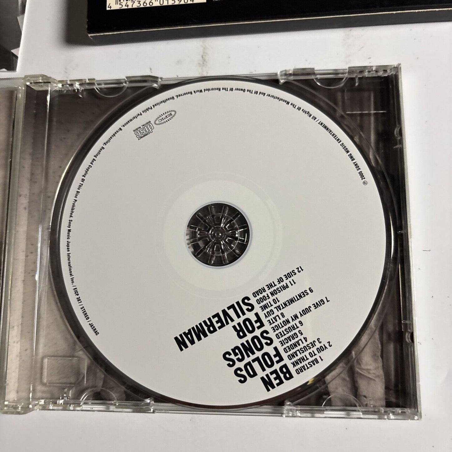 Ben Folds – Songs For Silverman (CD, 2005) eicp-387 Japan