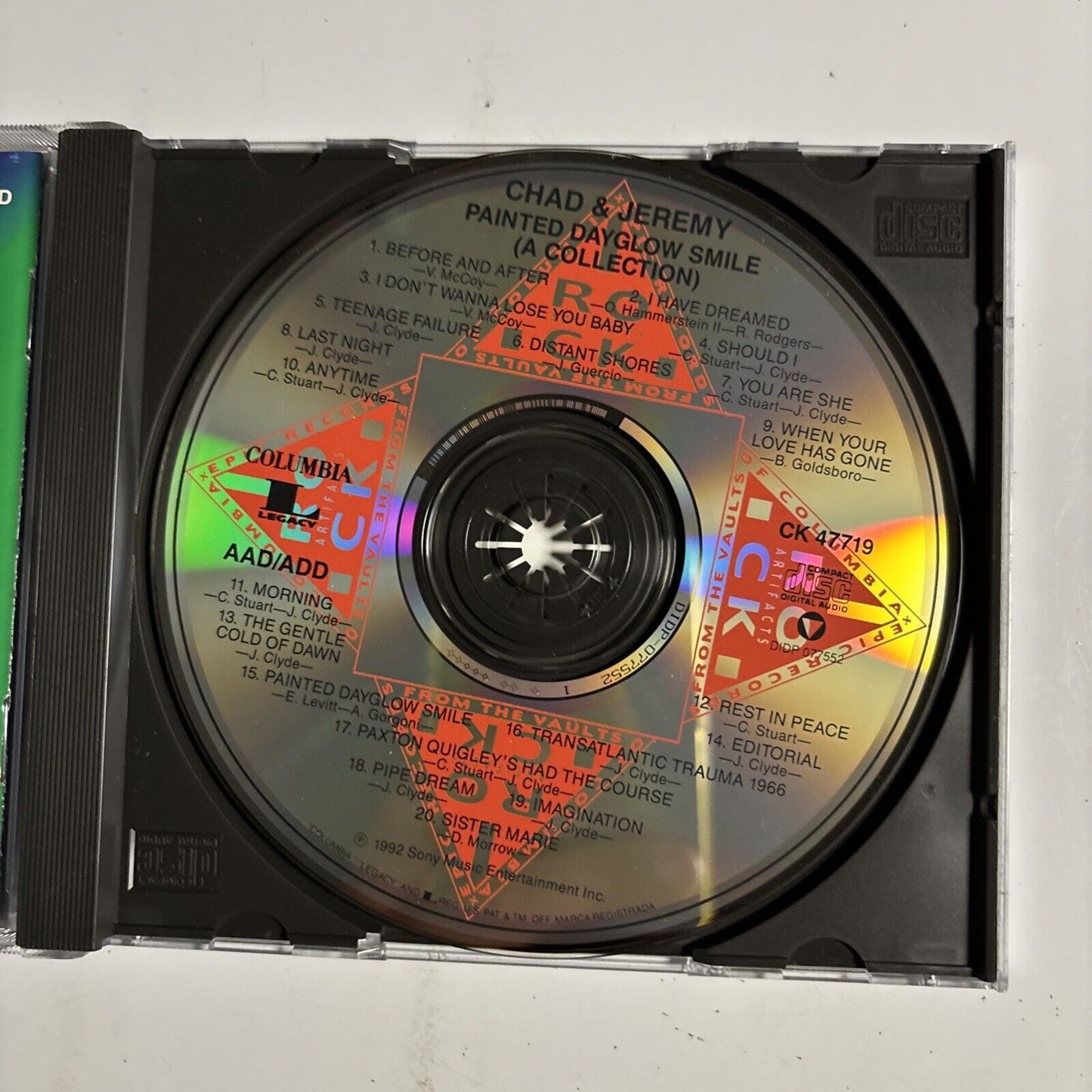 Chad & Jeremy – Painted Dayglow Smile (A Collection) (CD, 1992) CK 47719