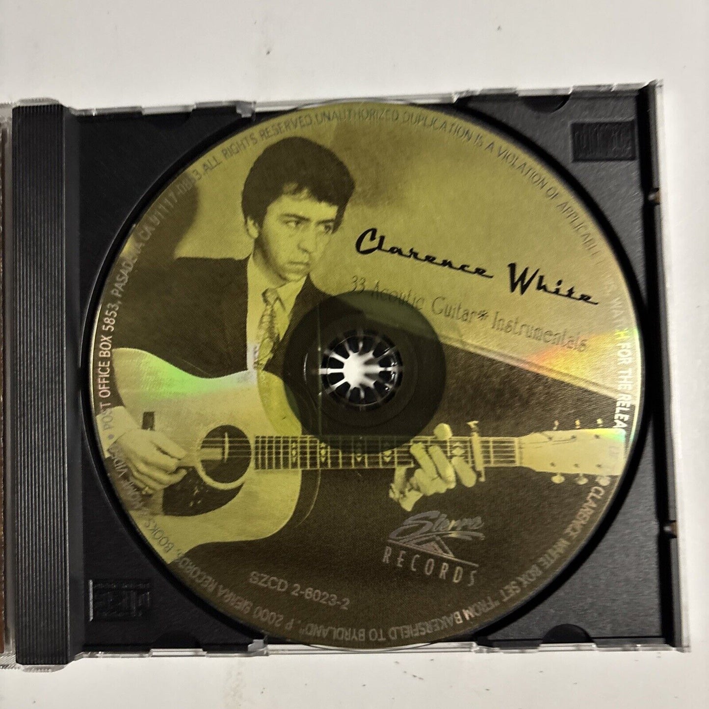 Clarence White – 33 Acoustic Guitar Instrumentals (CD, 2003) SZCD 2-6023-2
