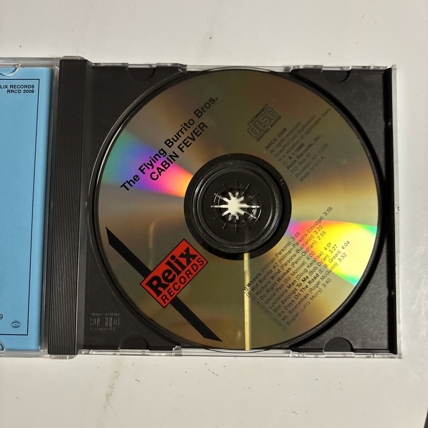 The Flying Burrito Bros. – Cabin Fever (CD, 1985) RRCD 2008