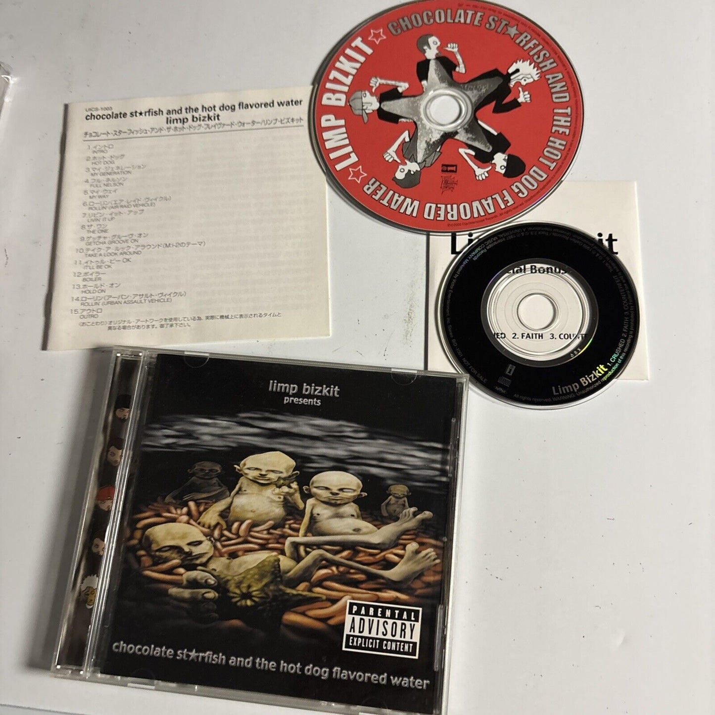 Limp Bizkit – Chocolate Starfish & The Hot Dog Flavored Water CD Bonus CD Japan