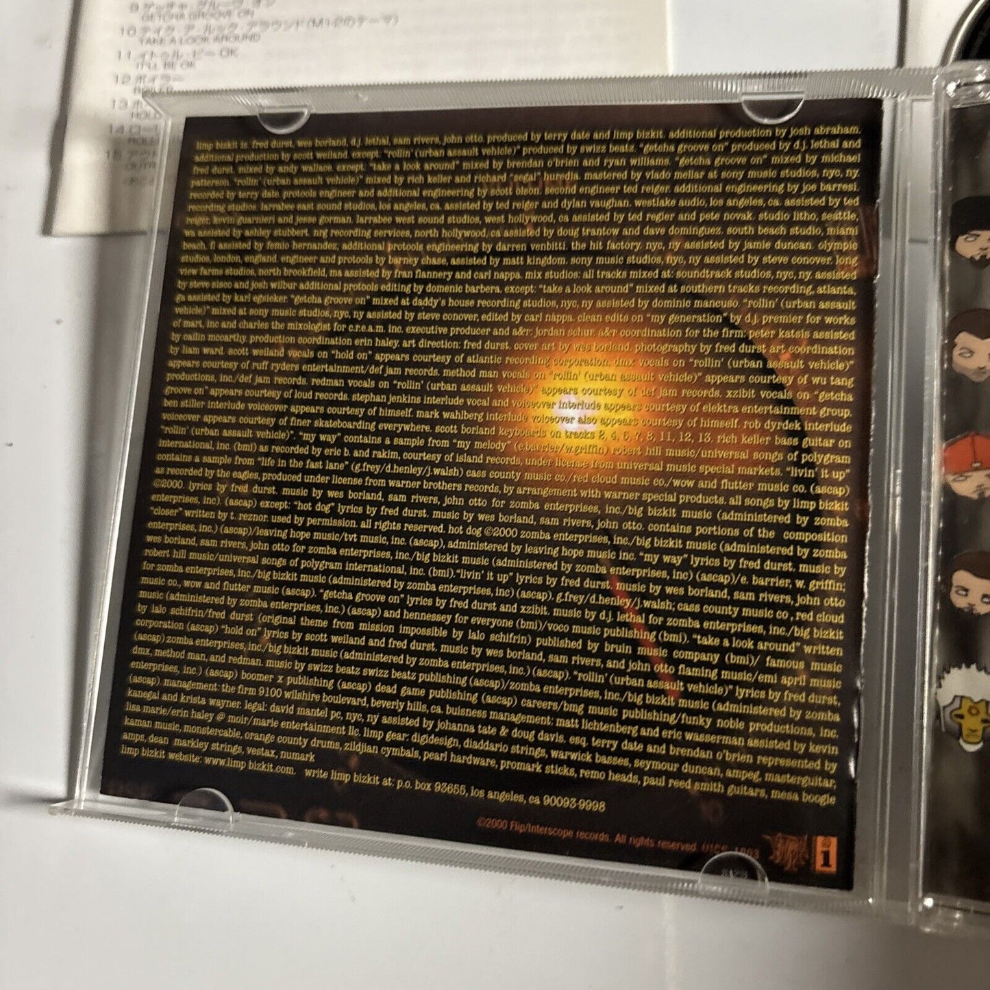 Limp Bizkit – Chocolate Starfish & The Hot Dog Flavored Water CD Bonus CD Japan