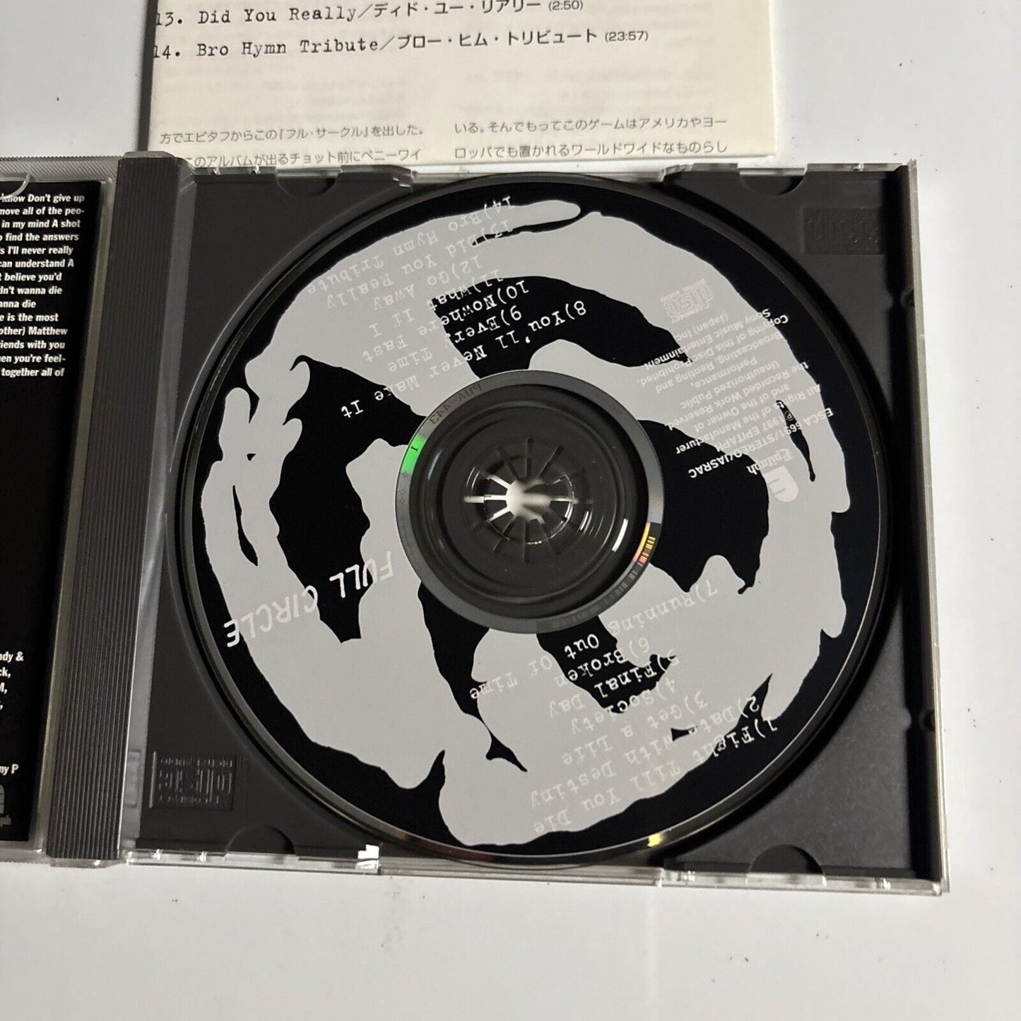 Pennywise – Full Circle (CD, 1997) esca-6691 Japan