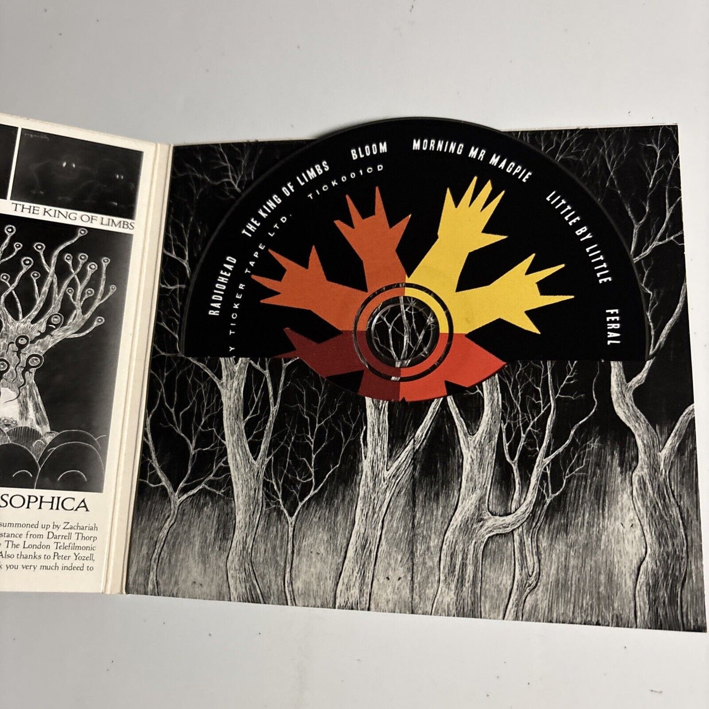 Radiohead – The King Of Limbs (CD, 2011) TICK001CD