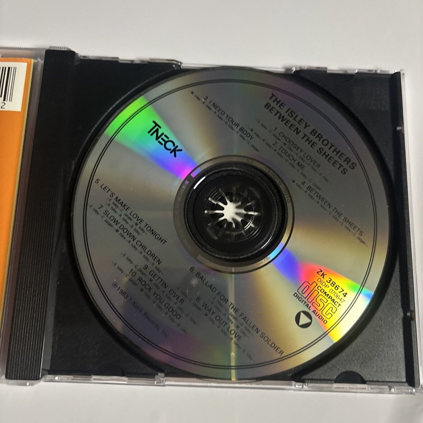 The Isley Brothers – Between The Sheets (CD, 1983) ZK 38674