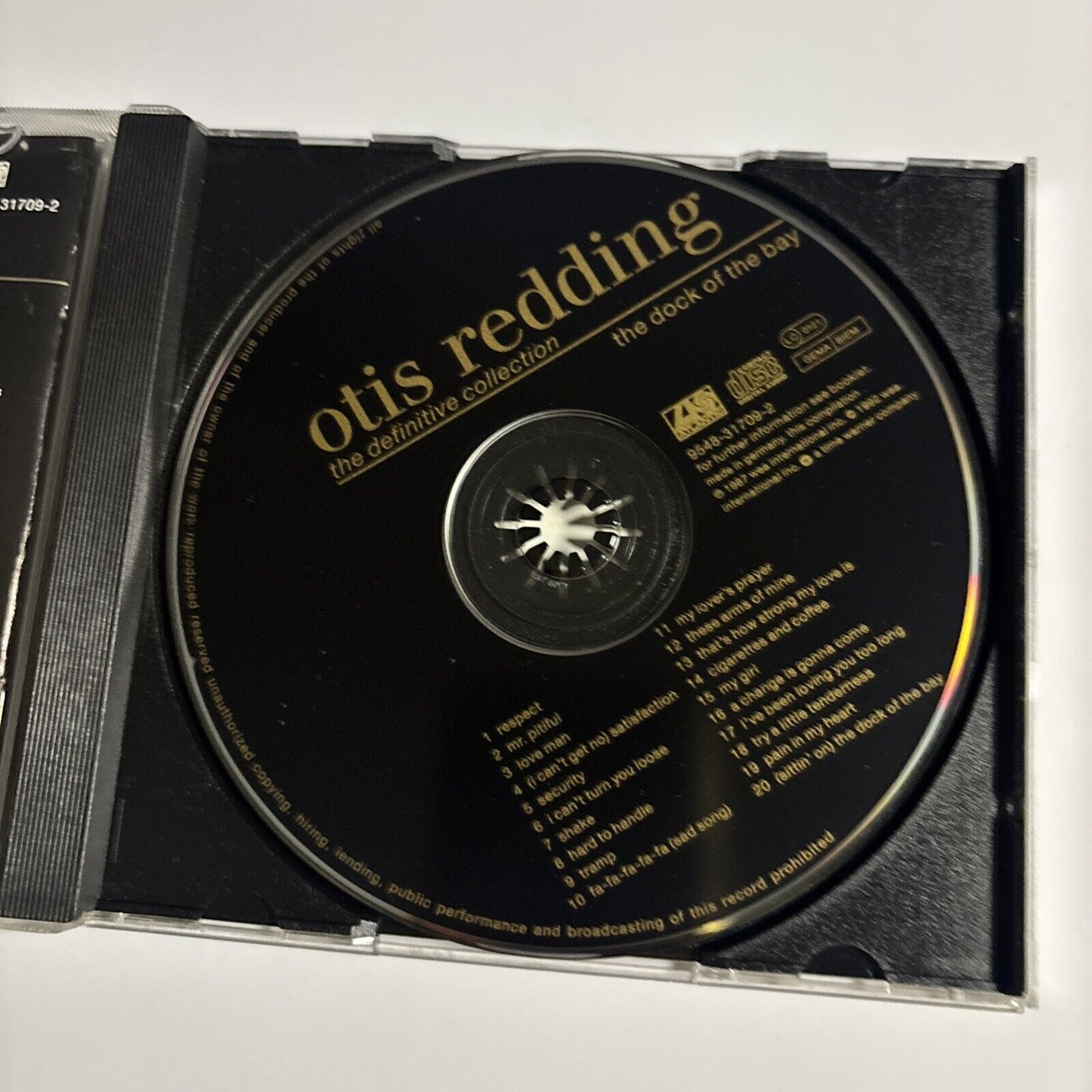 Otis Redding – The Dock Of The Bay - The Definitive Collection (CD, 1992)