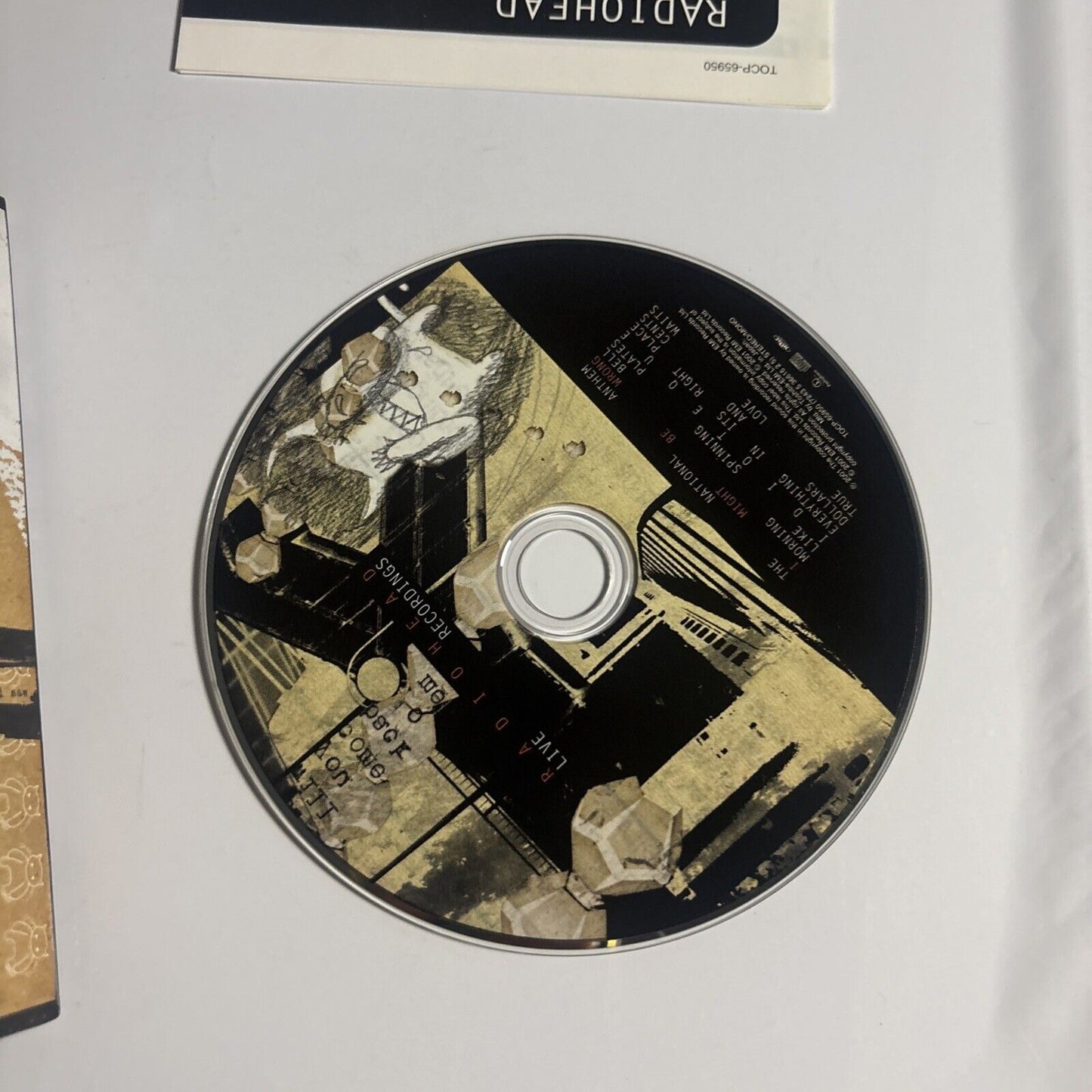 Radiohead – I Might Be Wrong - Live Recordings (CD, 2001) tocp-65950 Japan obi
