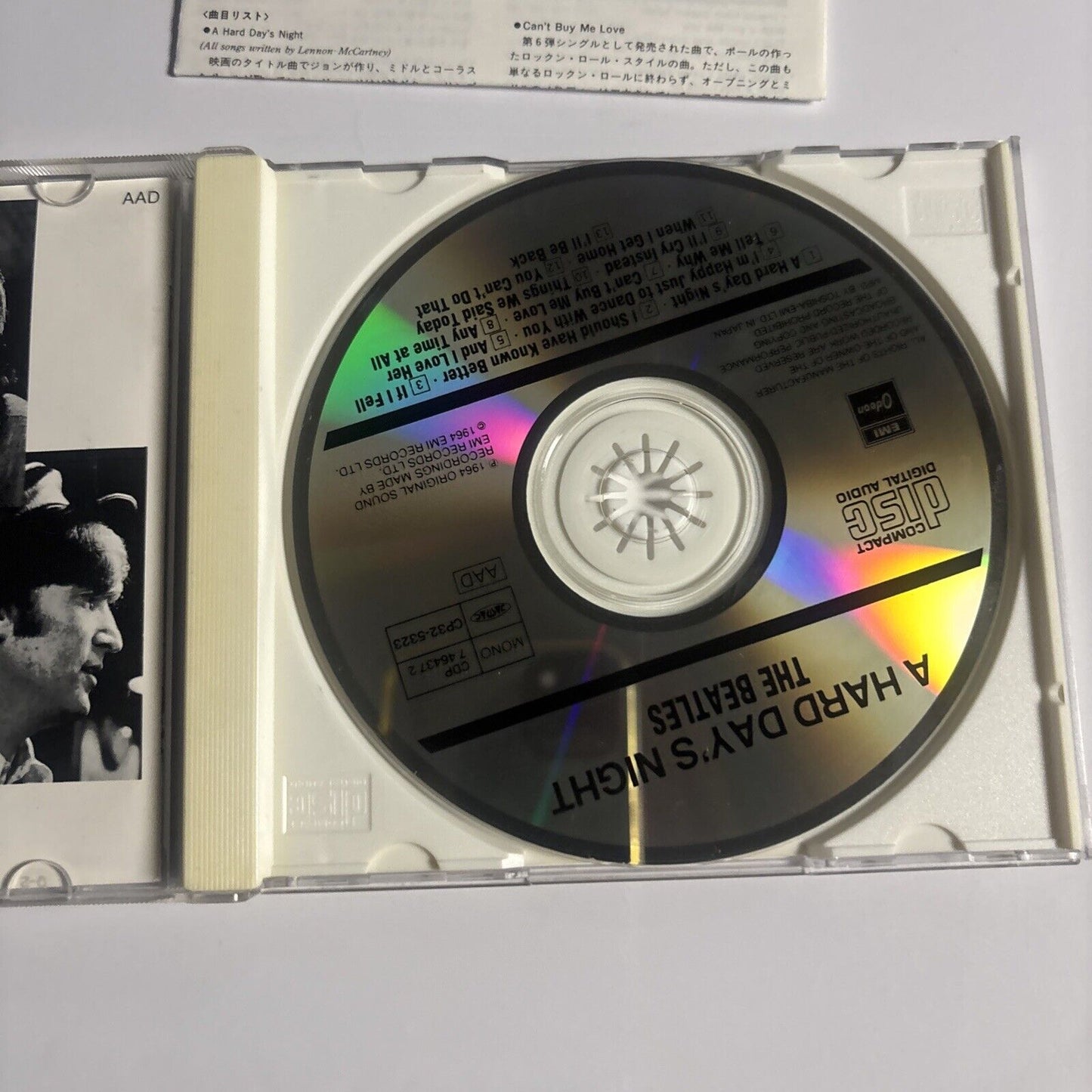 The Beatles – A Hard Day's Night (CD, 1993) cp32-5323 Japan