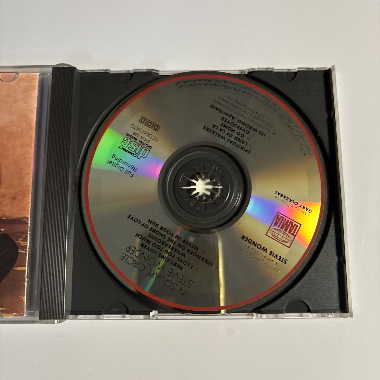 Stevie Wonder – In Square Circle (CD, 1985) TCD06134TD