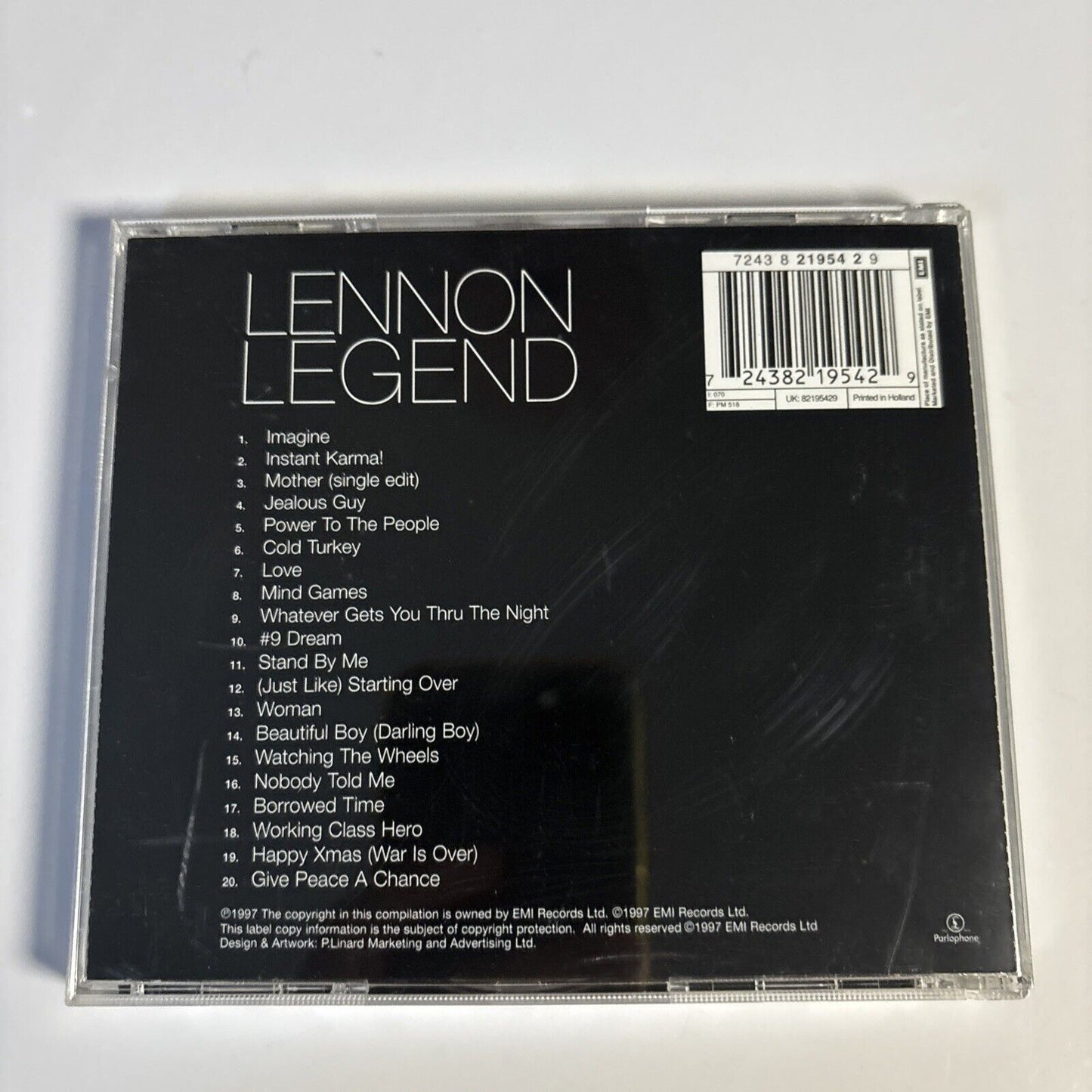 John Lennon – Lennon Legend (The Very Best Of John Lennon) (CD, 1997)