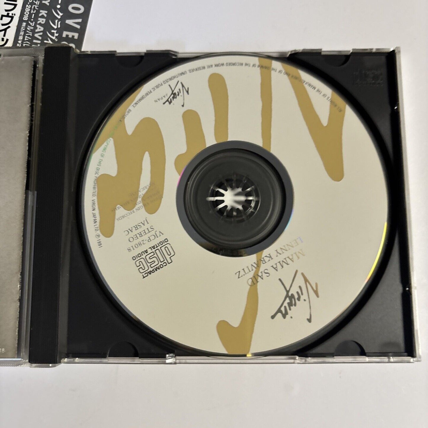 Lenny Kravitz – Mama Said (CD, 1991) vjcp-28018 Japan obi