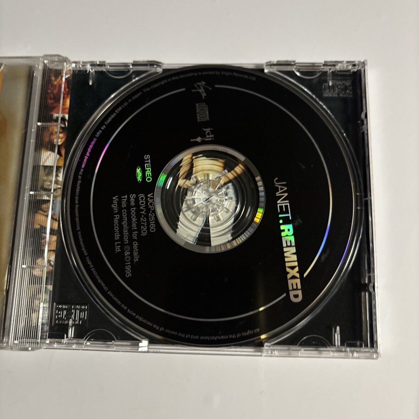 Janet Jackson – Janet.Remixed (CD, 1995) vjcp-25160 Japan