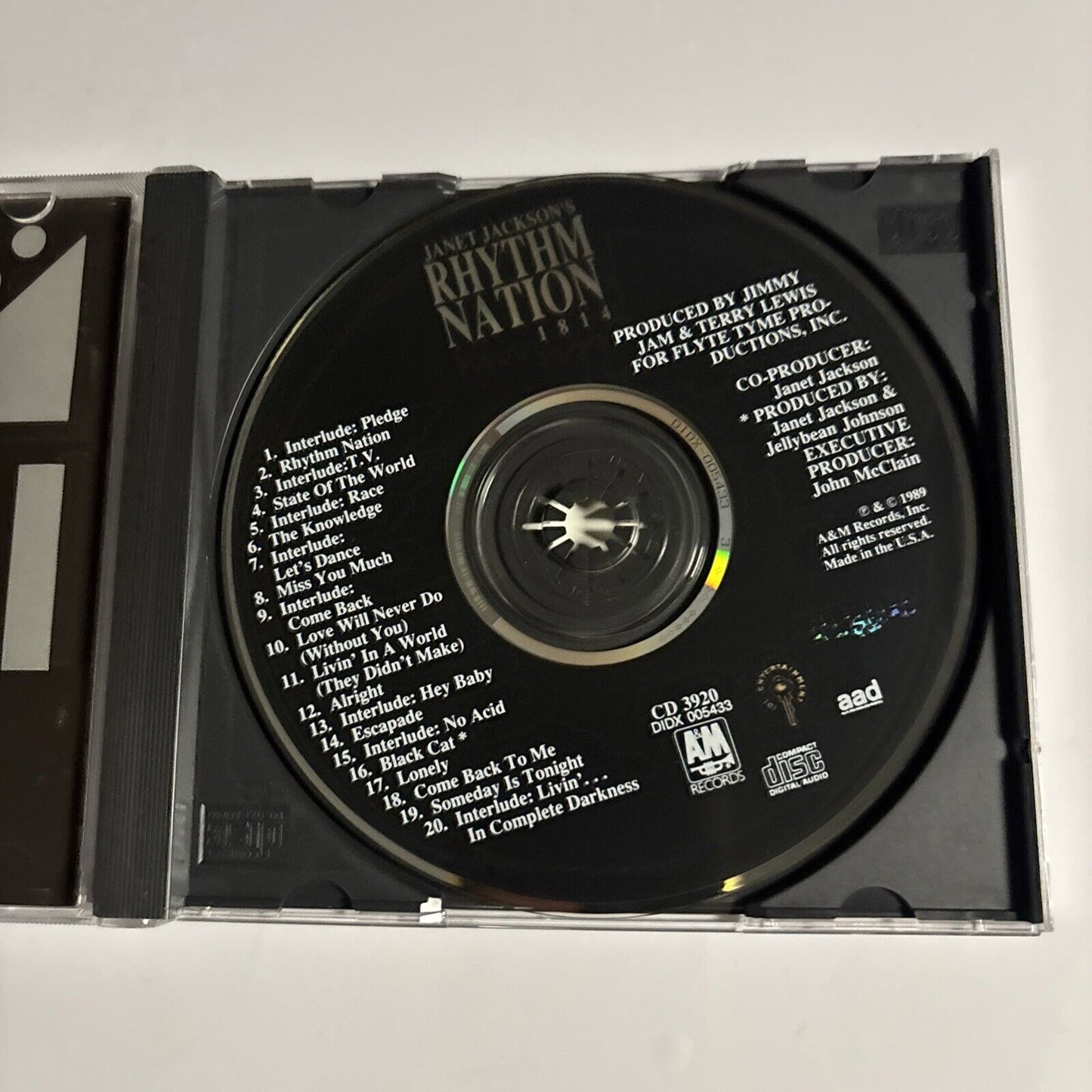 Janet Jackson – Rhythm Nation 1814 (CD, 1989) CD 3920