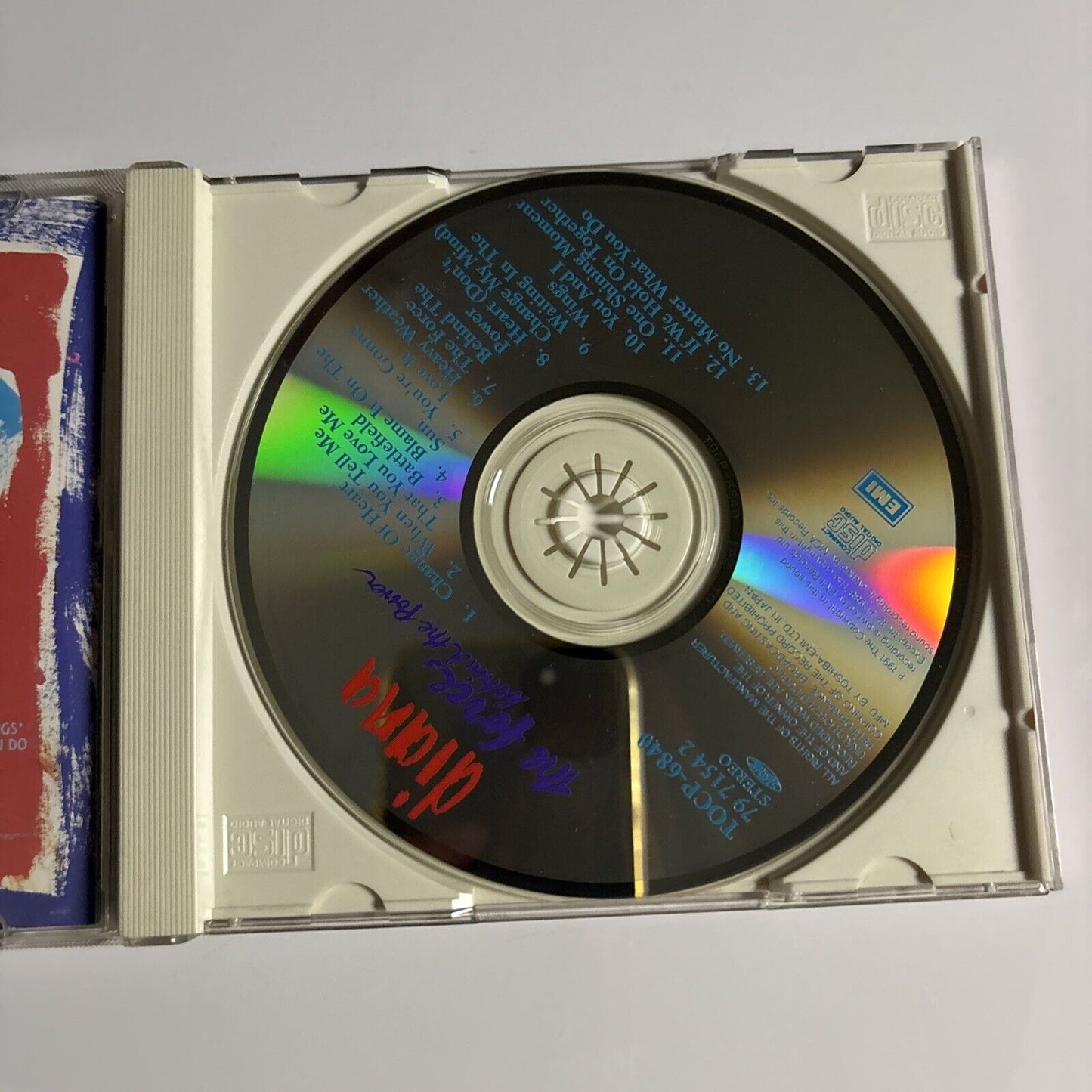 Diana Ross – The Force Behind The Power (CD, 1991) tocp-6840 Japan