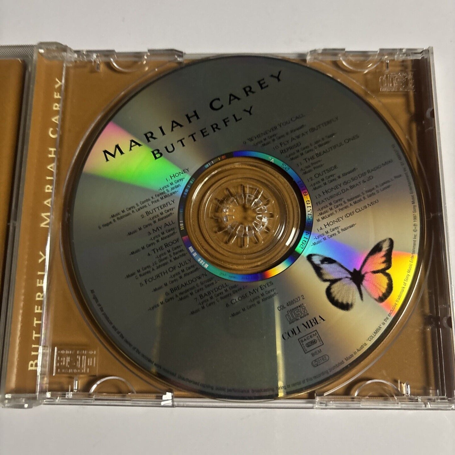 Mariah Carey – Butterfly (CD, 1997) 488537 2