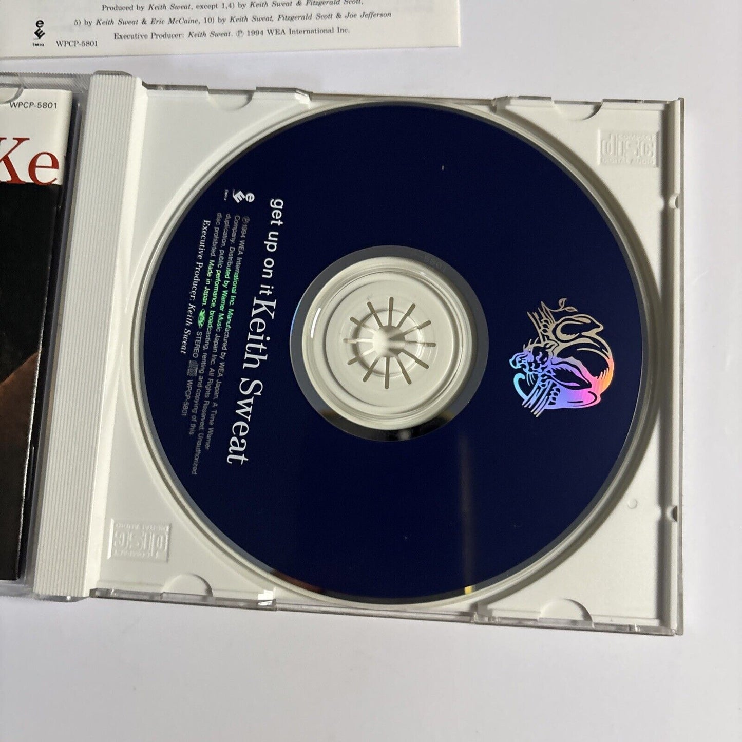 Keith Sweat – Get Up On It (CD, 1994) wpcp-5801 Japan