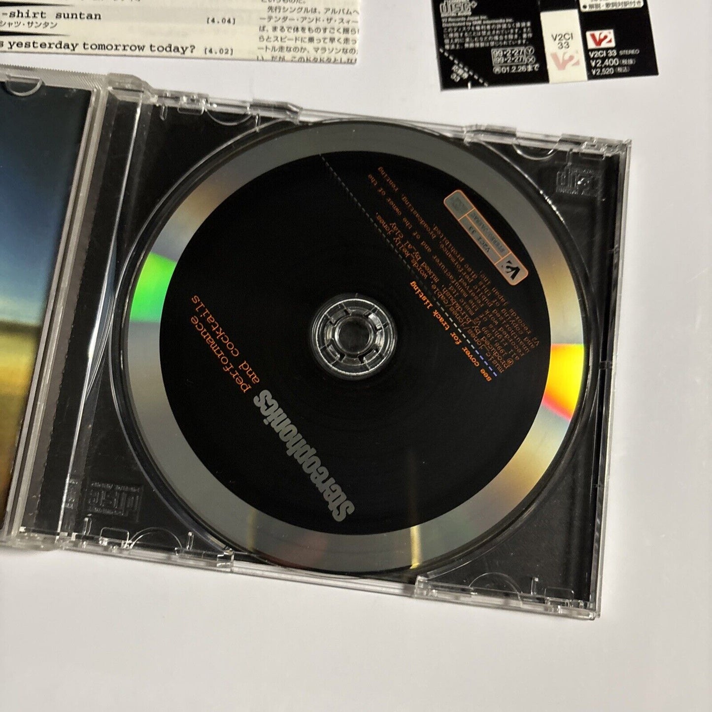 Stereophonics – Performance And Cocktails CD 1999 v2ci-33 Bonus Japan Track obi