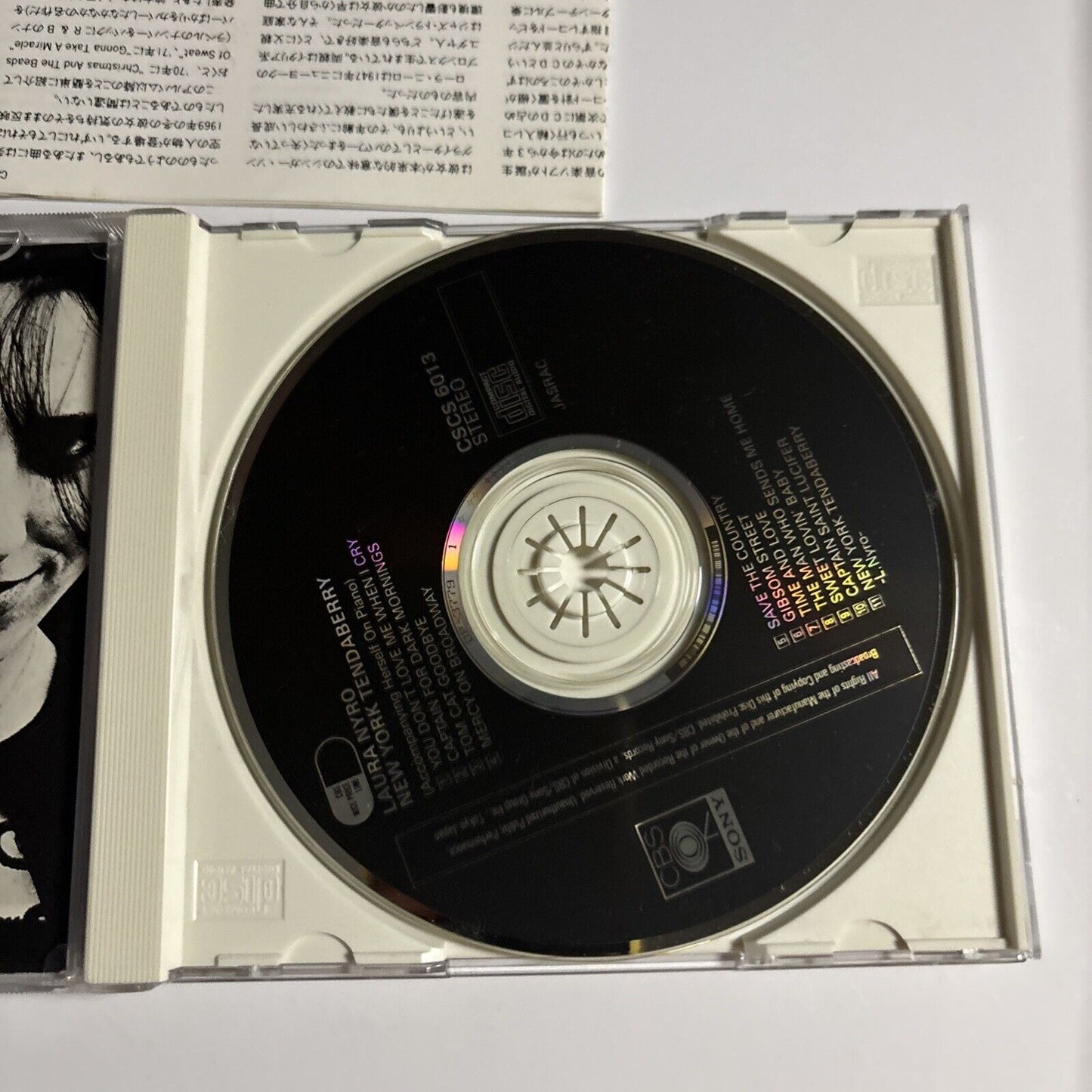 Laura Nyro – New York Tendaberry (CD, 1990) cscs-6013 Japan