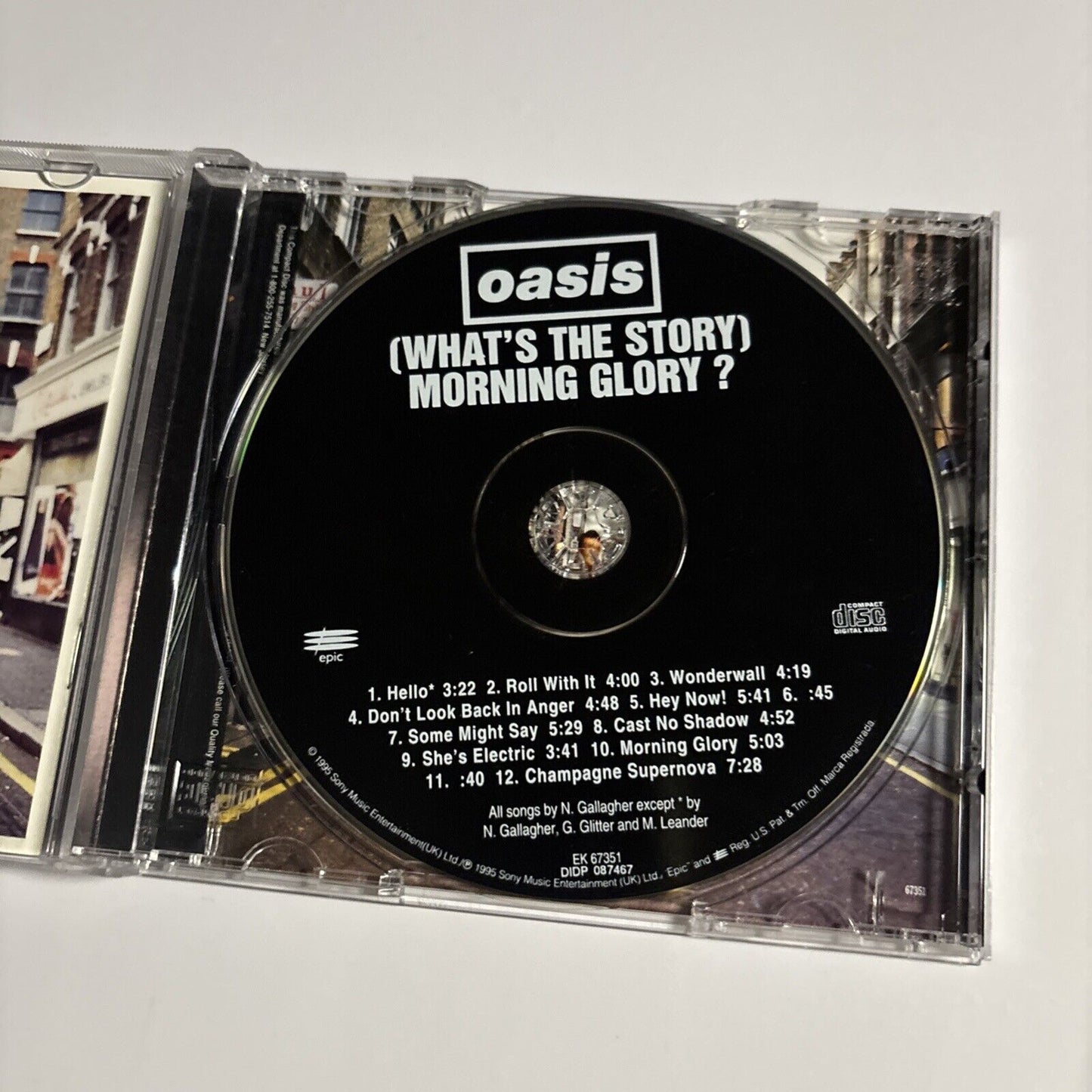 Oasis – (What's The Story) Morning Glory? (CD, 1995) EK 67351