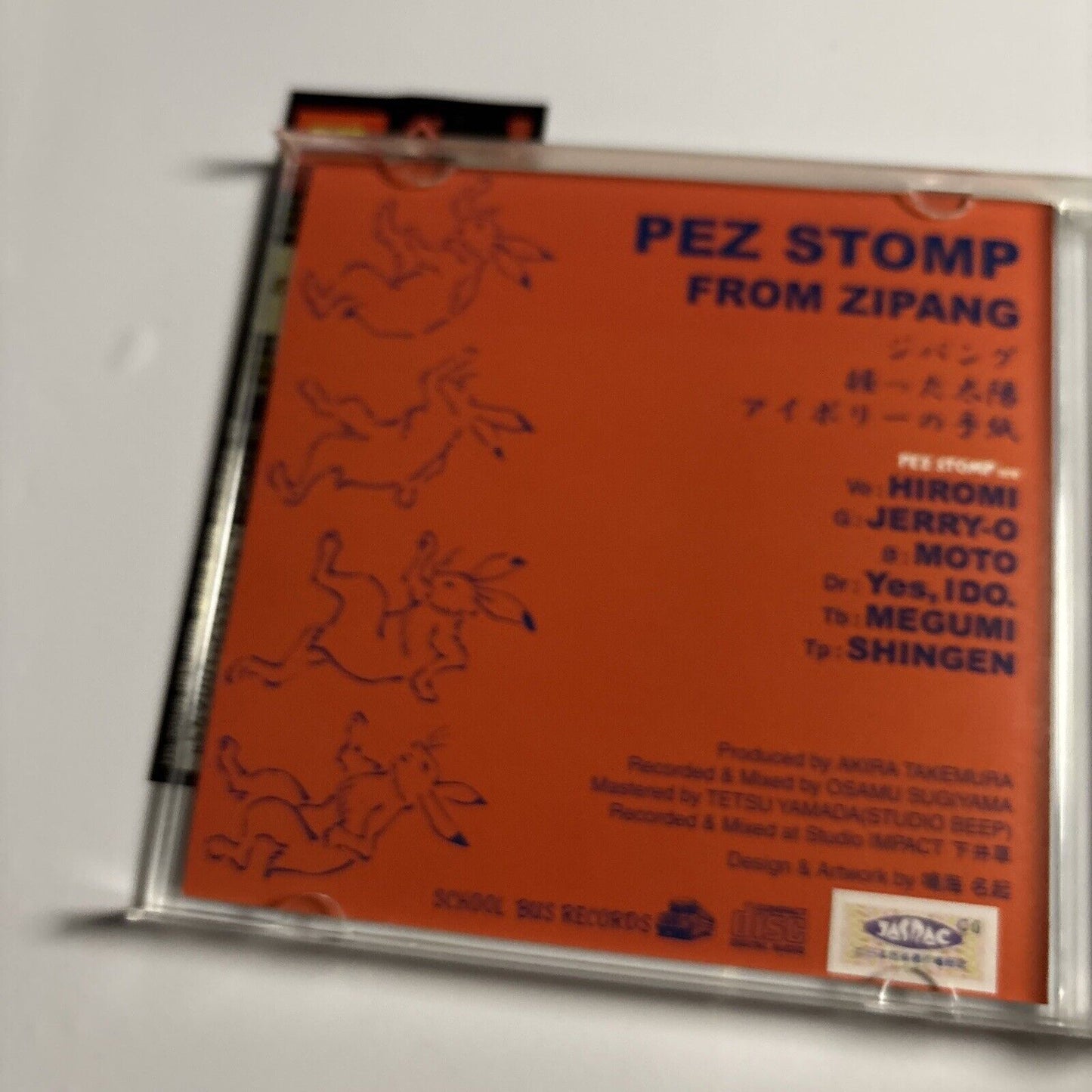 Pez Stomp – From Zipang (CD, 2002) school-044 Japan obi