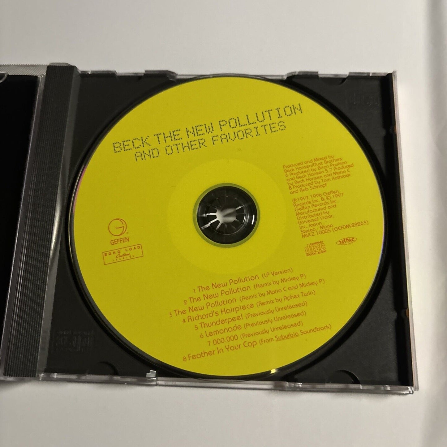 Beck – The New Pollution And Other Favorites (CD, 1997) mvcz-10005 Japan obi