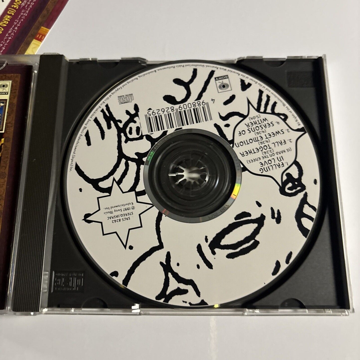 Aerosmith – Falling In Love (Is Hard On The Knees) (CD 1997) srcs-8262 Japan obi