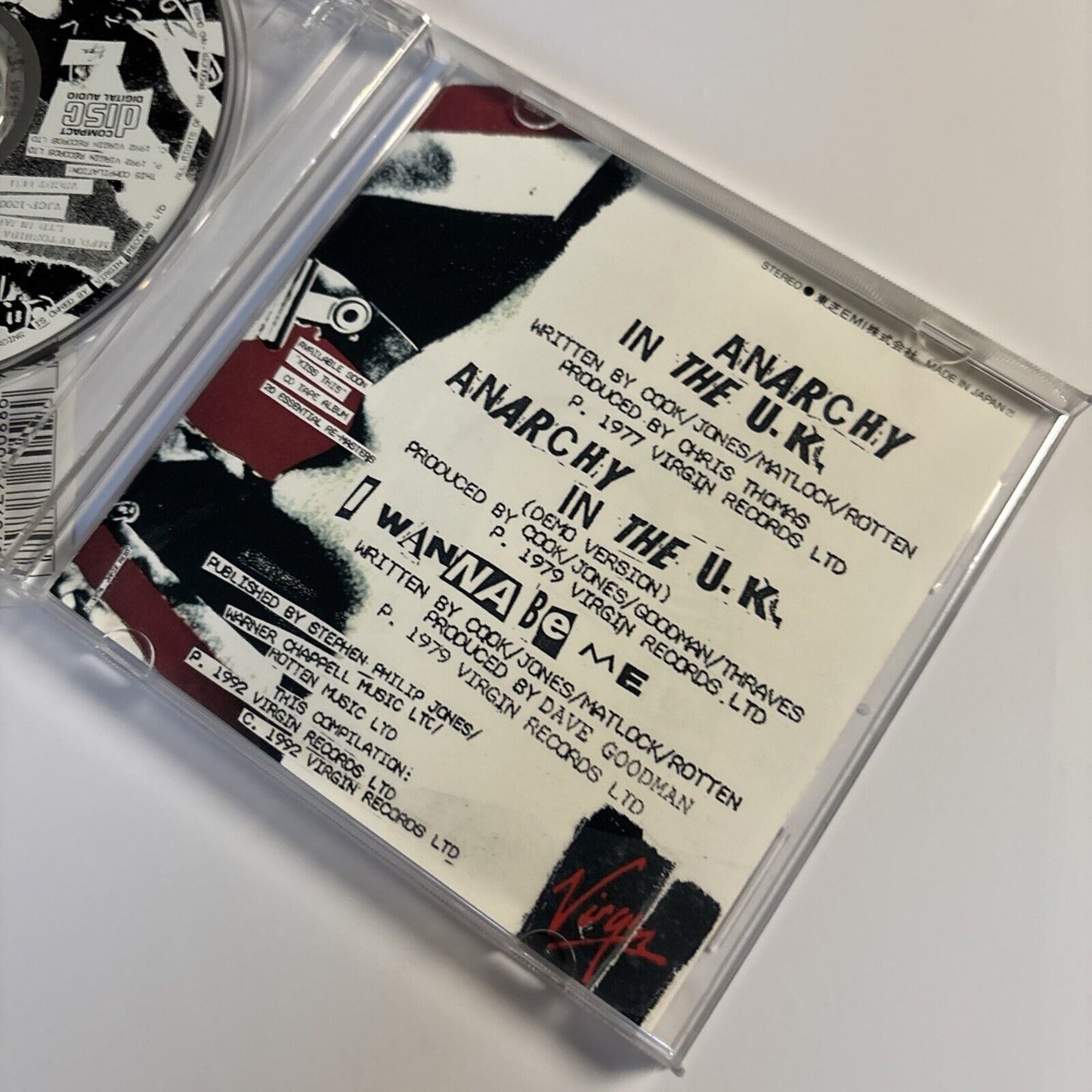 Sex Pistols – Anarchy In The UK (CD, 1992) VJCP-12003 Japan obi