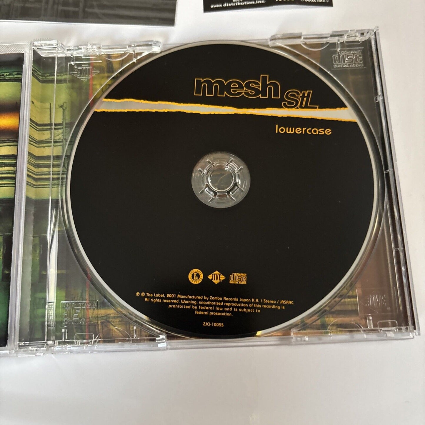 Mesh – Lowercase (CD, 2002) zjci-10055 Japan obi