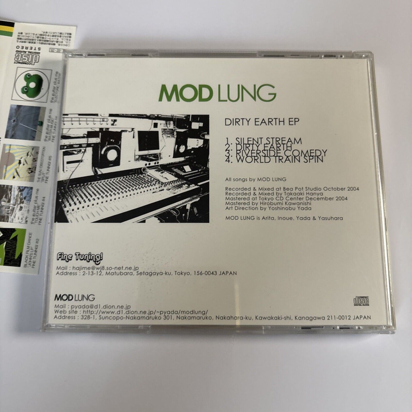 Mod Lung – Dirty Earth Ep (CD, 2005) FINE TUNING!#8 Japan obi