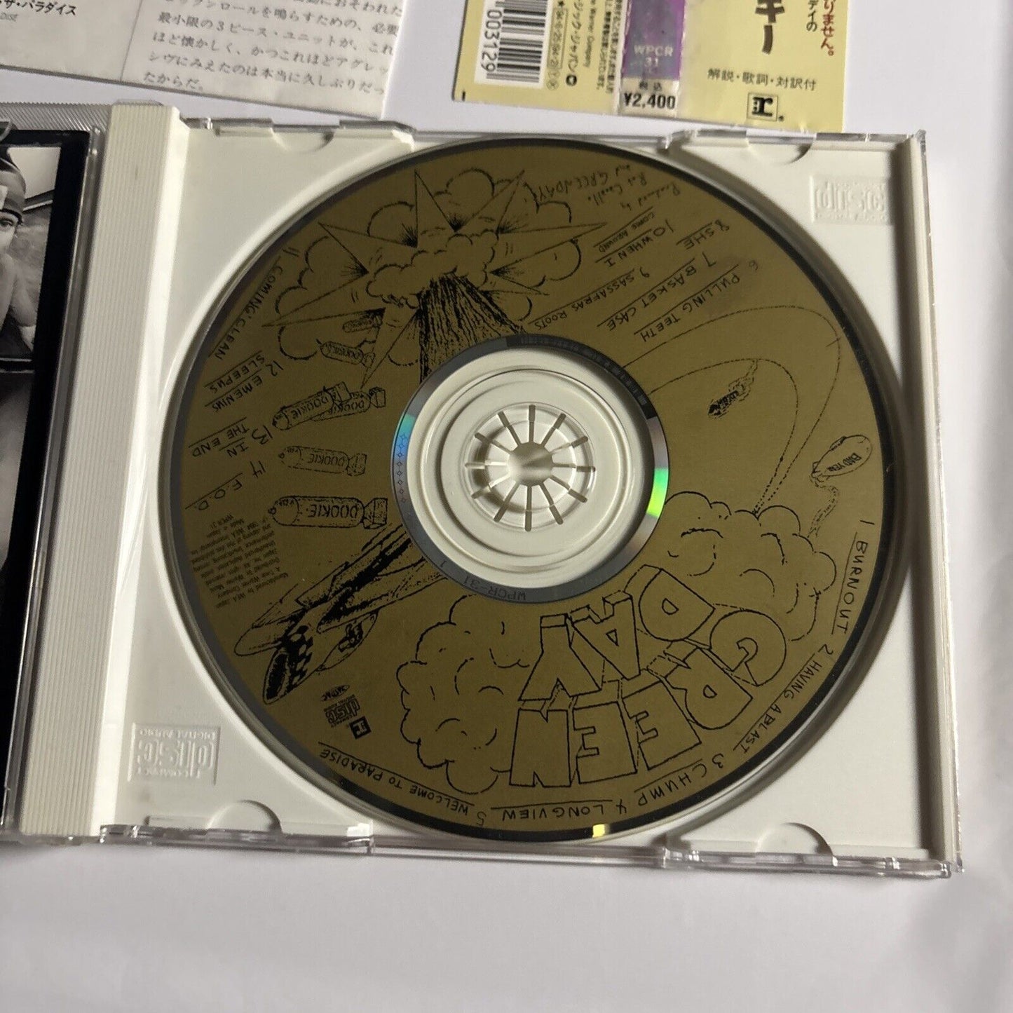 Green Day – Dookie (CD, 1994) wpcr-31 Japan obi