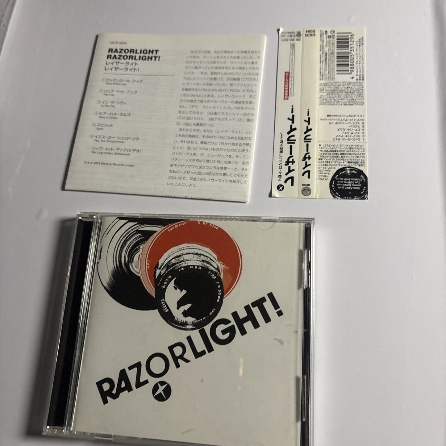 Razorlight – Razorlight! (CD, 2003) uicr-5004 Japan obi