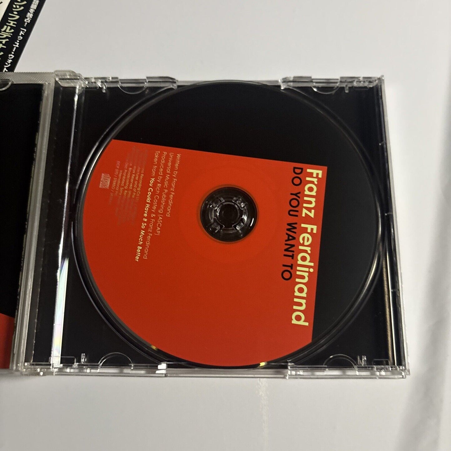 Franz Ferdinand – Do You Want To (CD, 2005) eicp-570 Japan obi