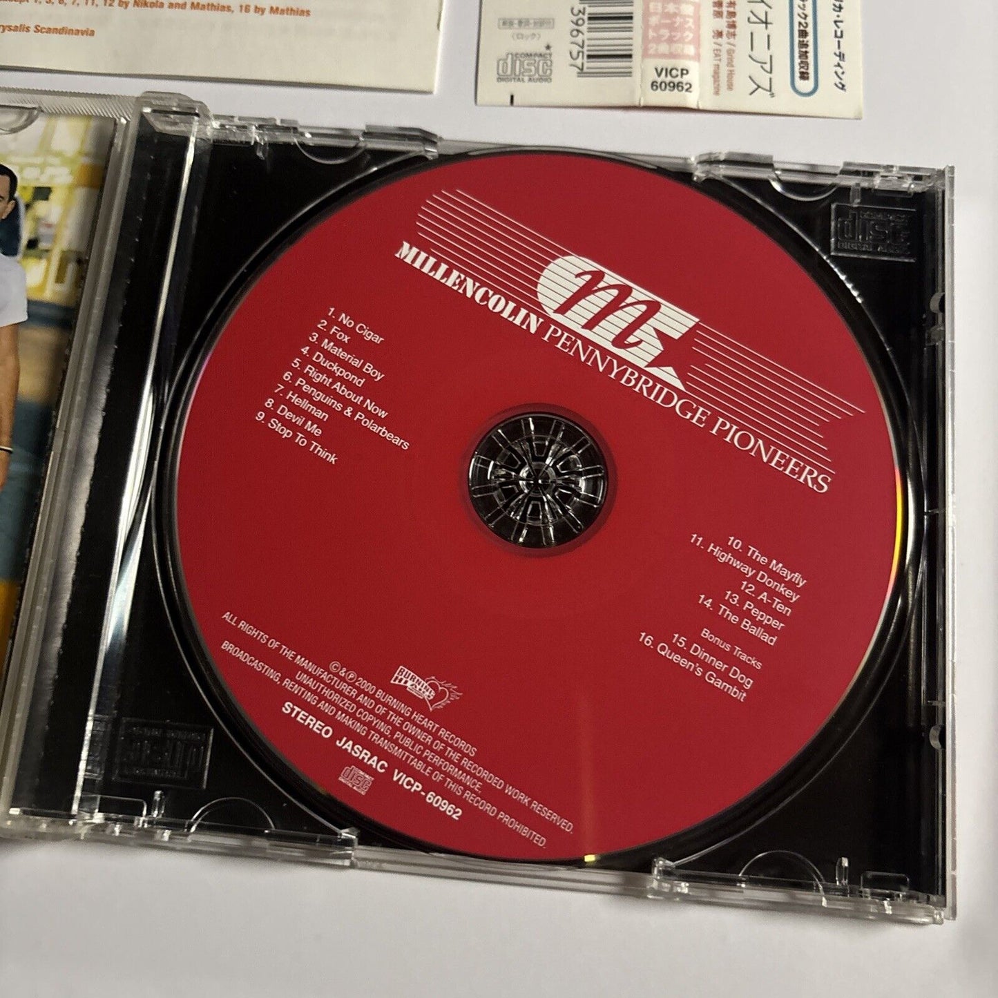 Millencolin – Pennybridge Pioneers (CD, 2000) vicp-60962 Japan obi