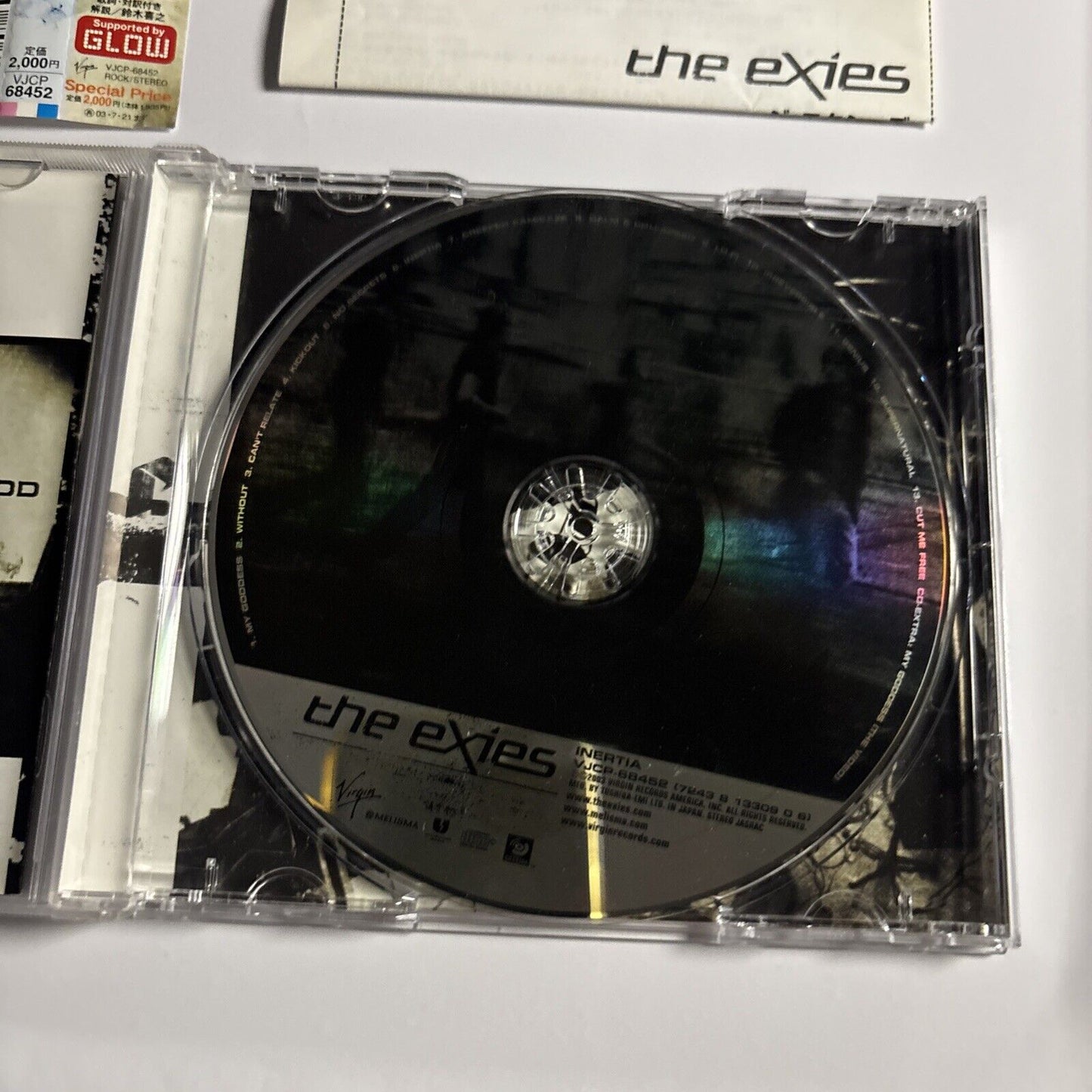 The Exies – Inertia (CD, 2003) vjcp-68452 Bonus Japan Track, obi