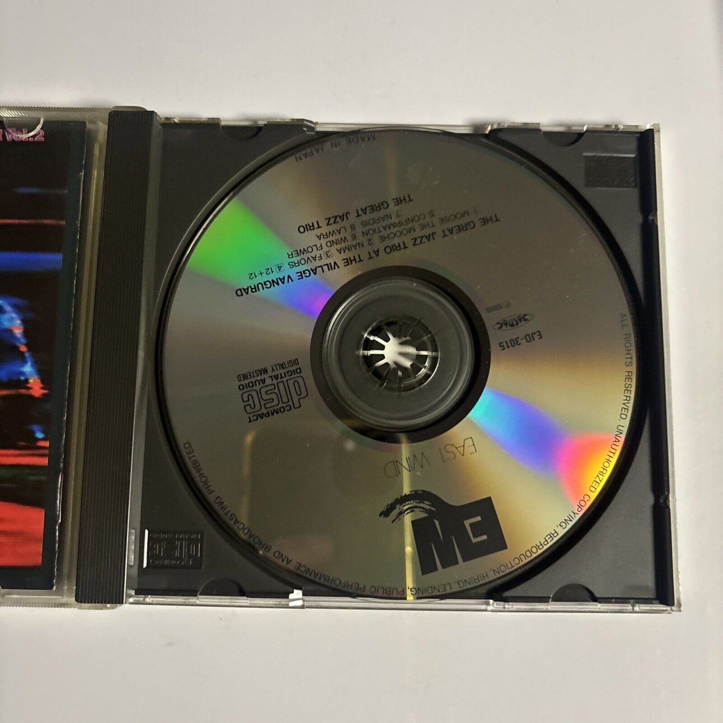 The Great Jazz Trio – At The Village Vanguard (CD, 1989) ejd-3015 Japan