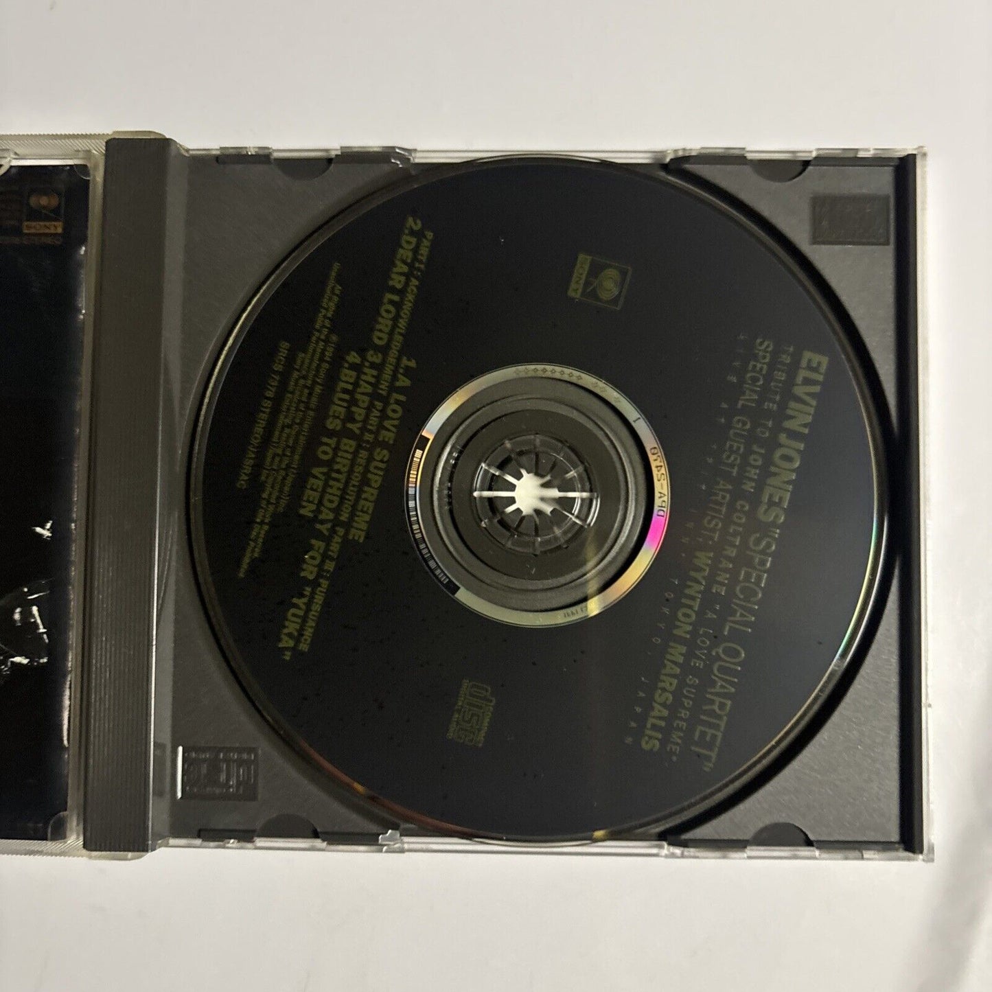 Elvin Jones & Wynton Marsalis – Tribute To John Coltrane A Love Supreme CD Japan