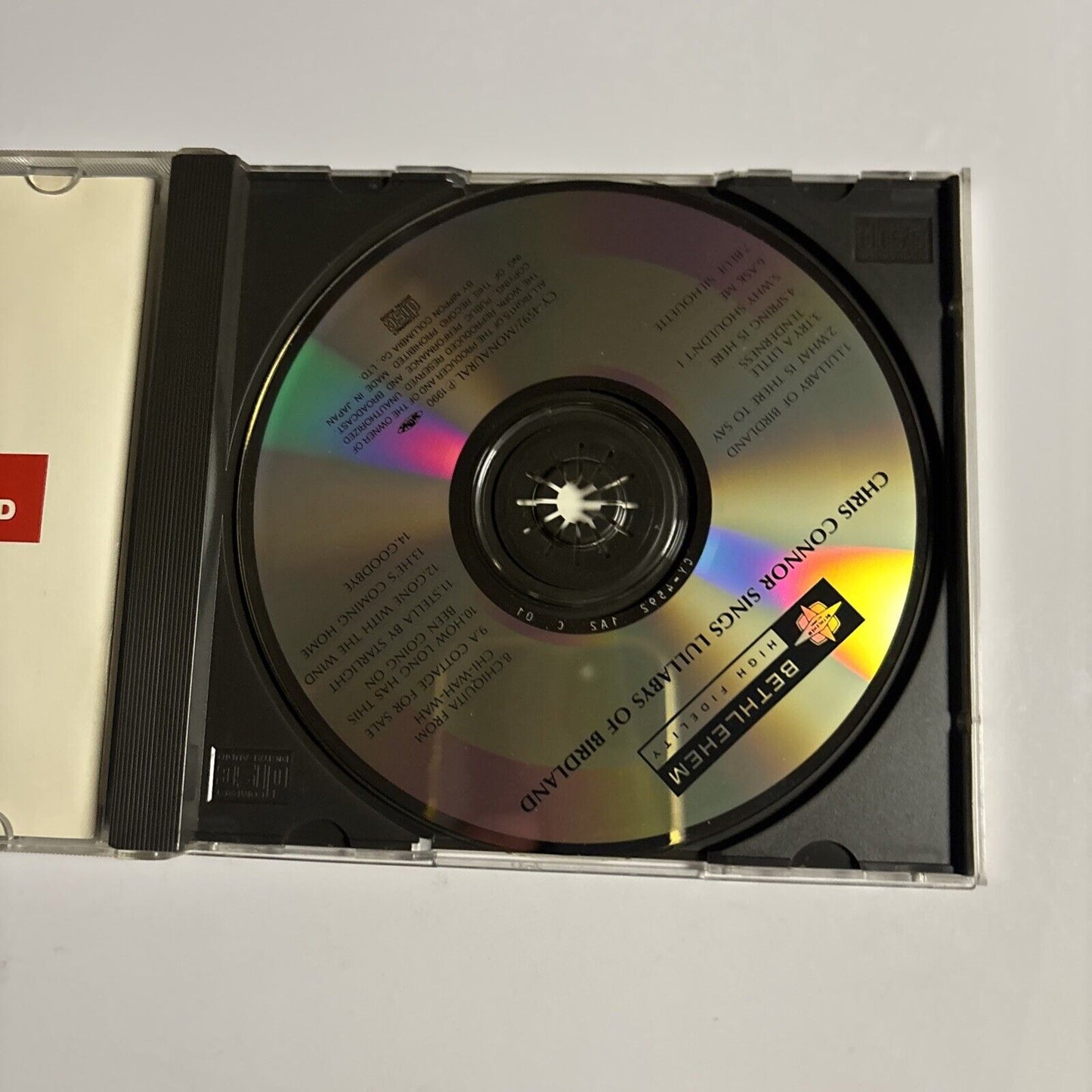 Chris Connor – Sings Lullabys Of Birdland (CD, 1987) cy-4592 Japan