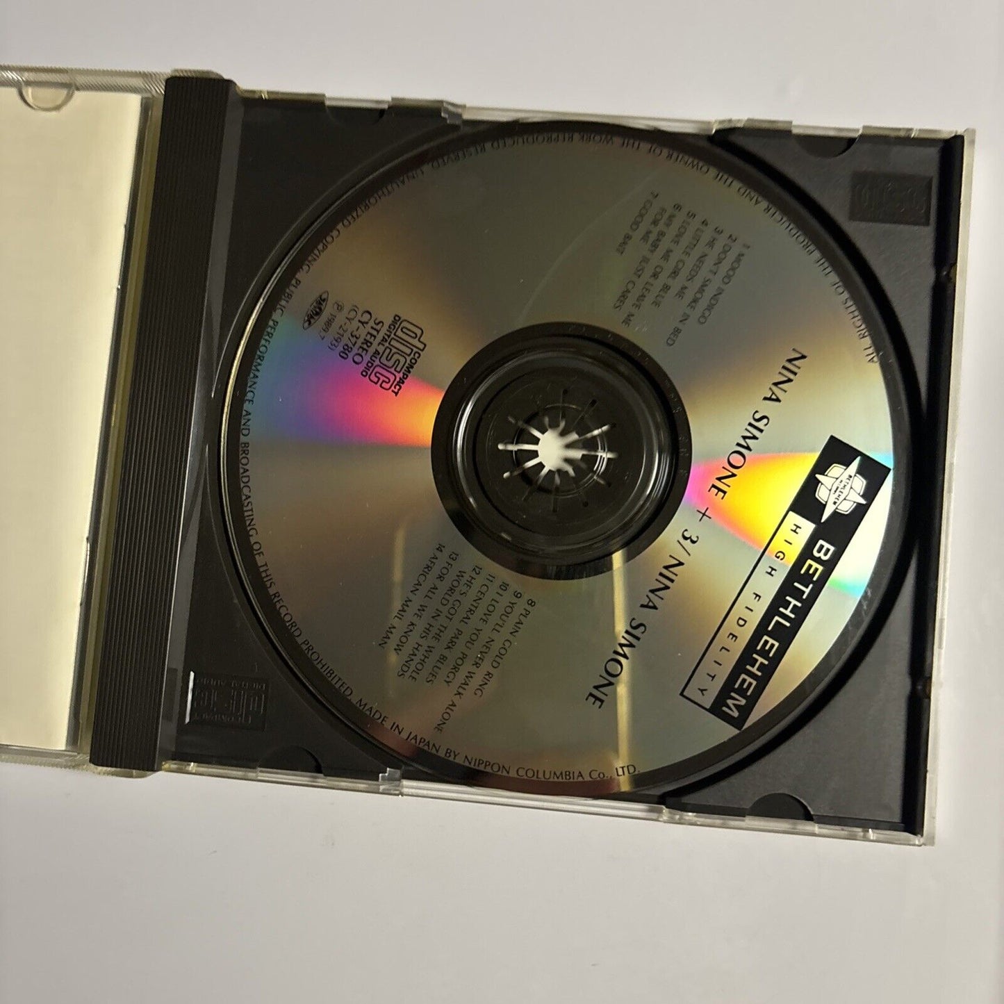 Nina Simone – Nina Simone+3 (CD, 1989) cy-3780 Japan