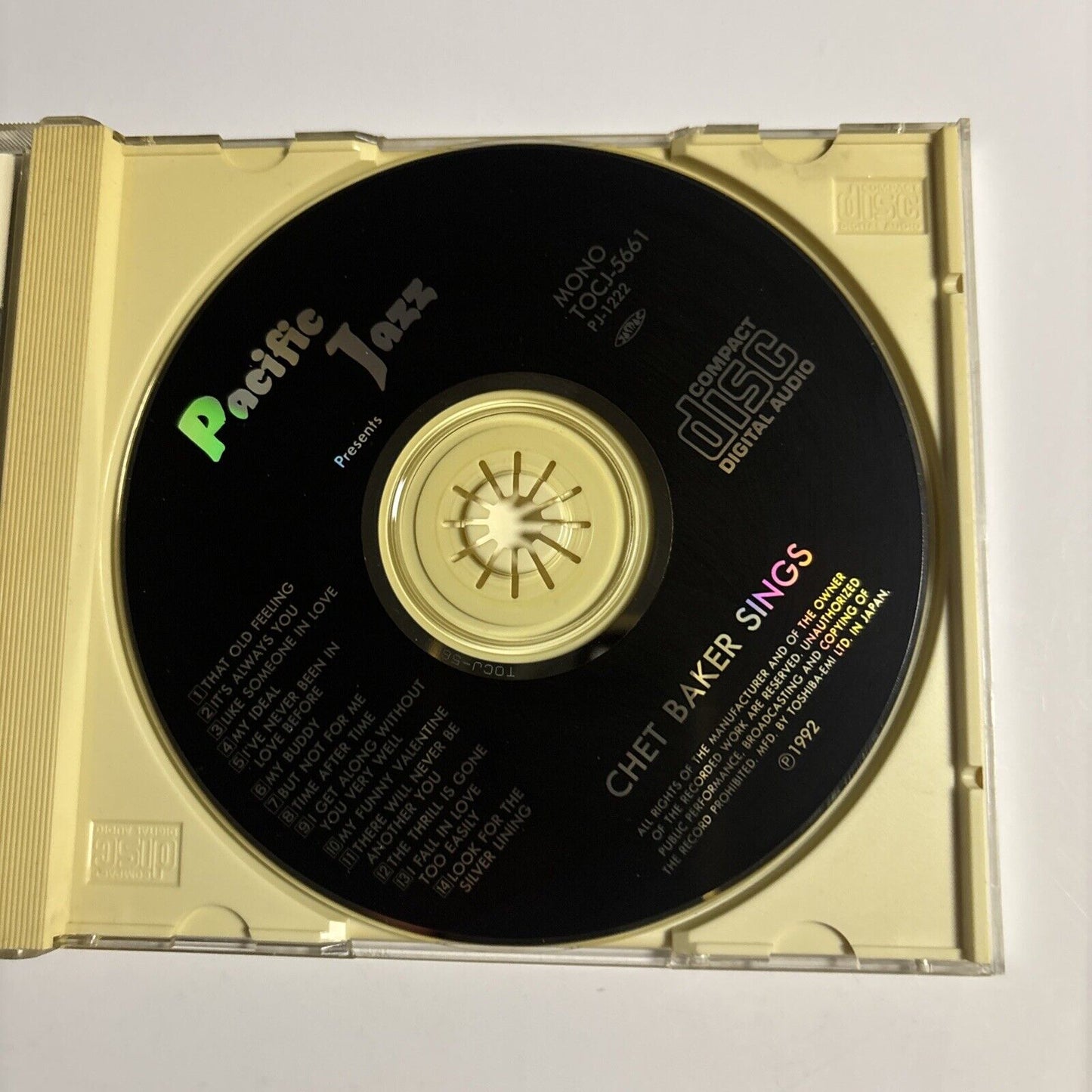 Chet Baker – Chet Baker Sings (CD, 1956) tocj-5661 Japan