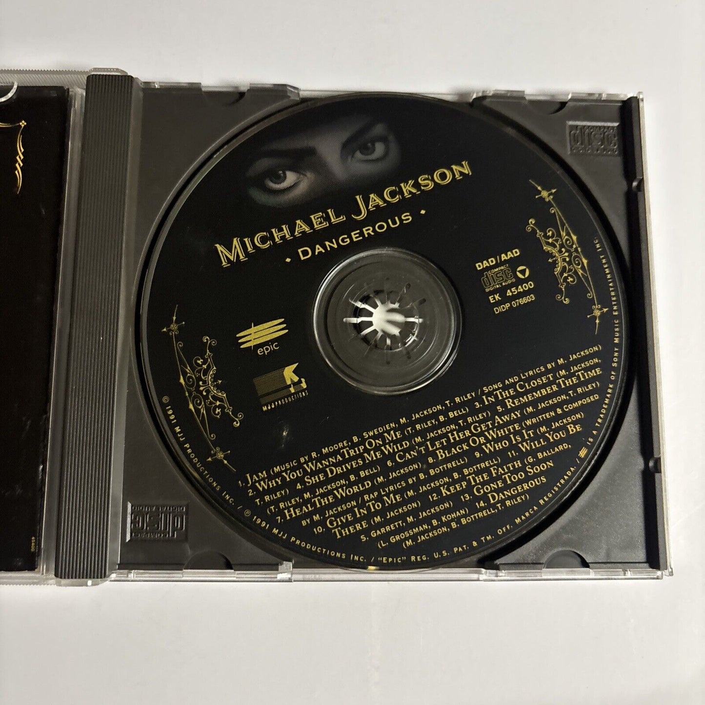 Michael Jackson – Dangerous (CD, 1991) EK 45400