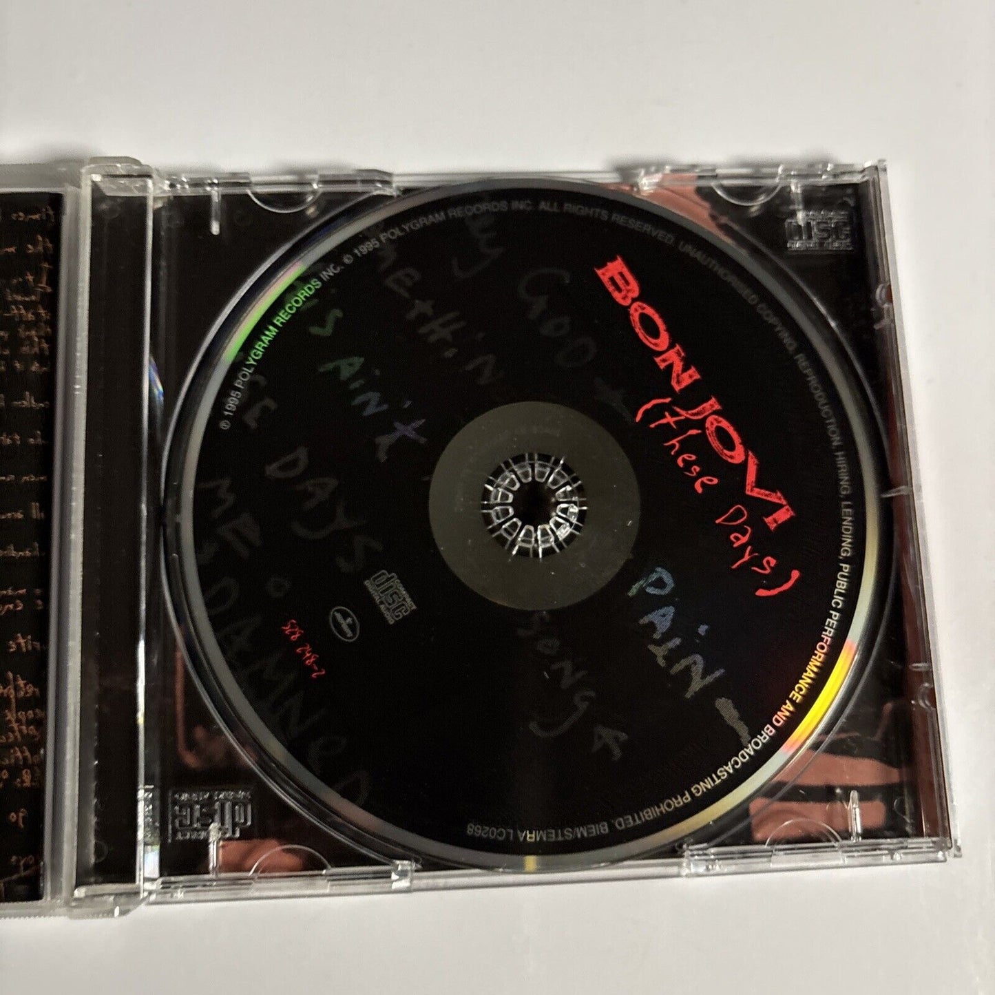 Bon Jovi – These Days (CD, 1995) 528 248-2