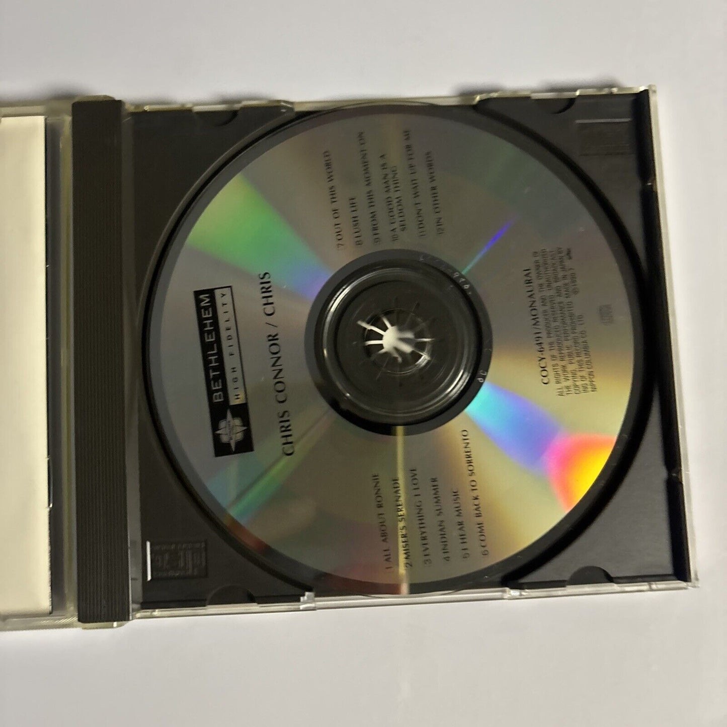 Chris Connor – Chris (CD, 1995) cocy-6491 Japan