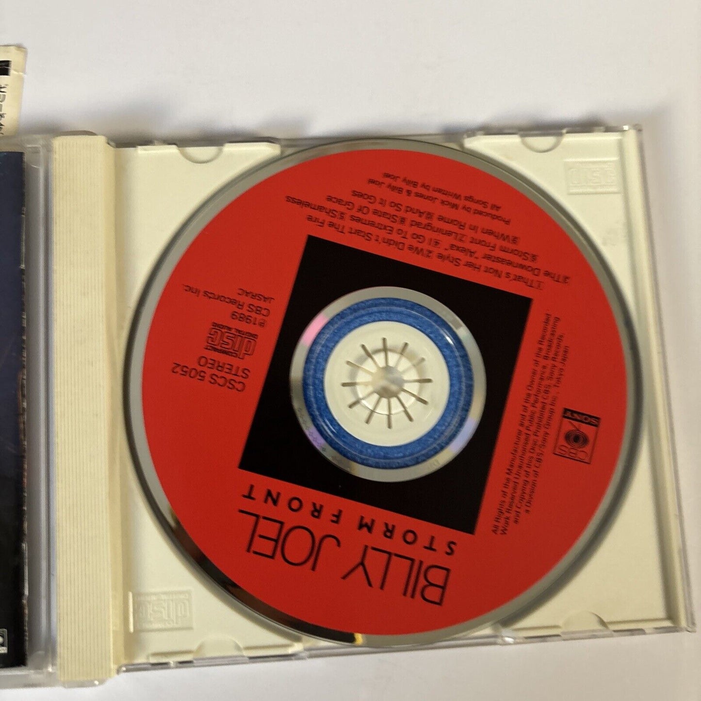 Billy Joel – Storm Front (CD, 1989) cscs-5052 Japan obi