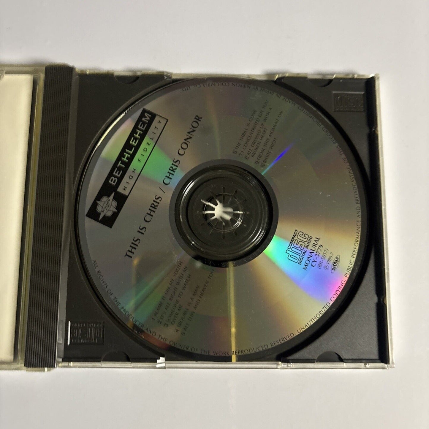 Chris Connor – This Is Chris (CD, 1996) cy-3779 Japan