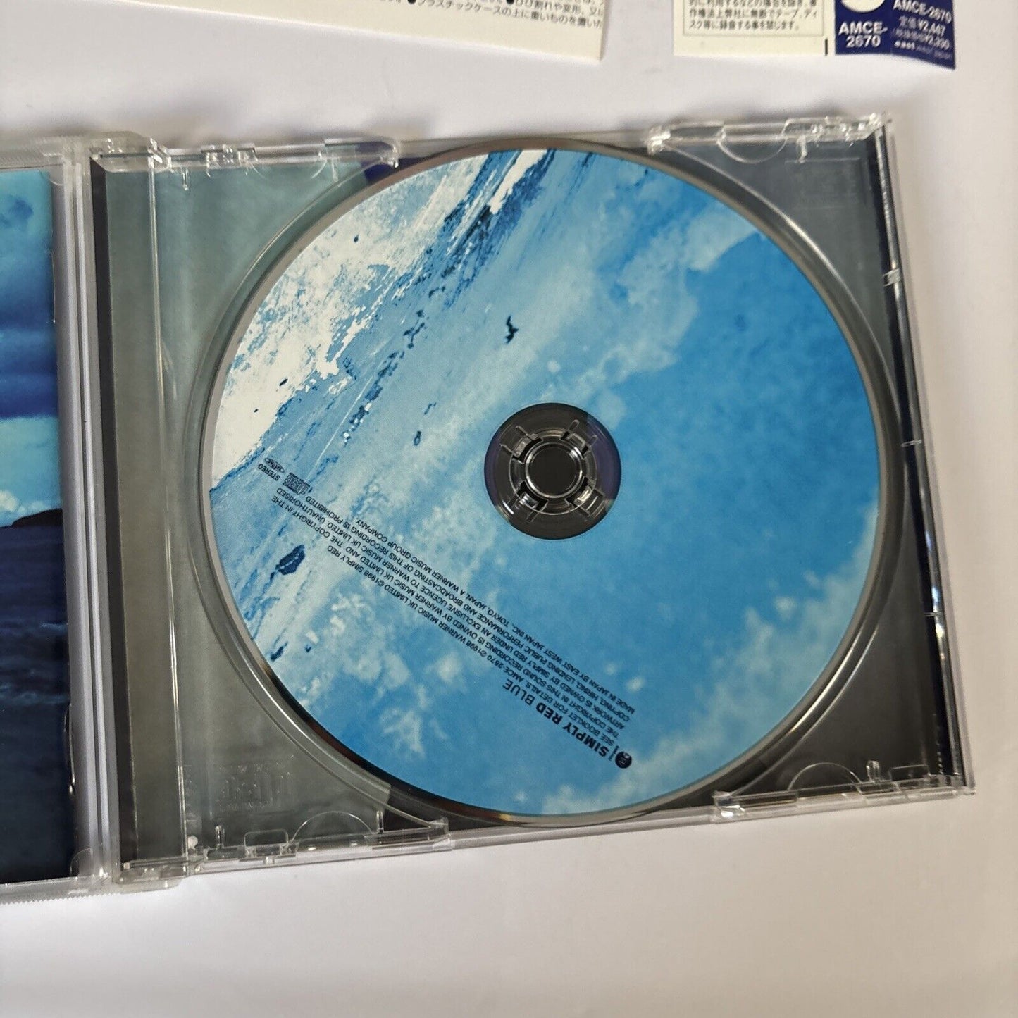 Simply Red – Blue (CD, 1998) amce-2670 Japan Bonus Track, obi